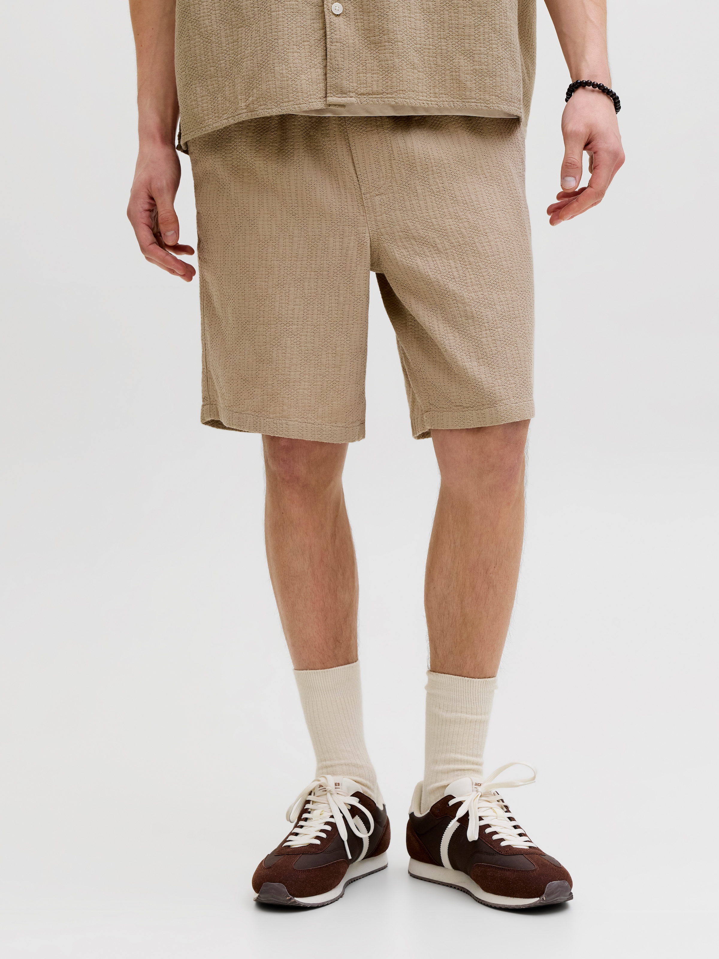 Jack & Jones Shorts »JPSTJAIDEN WAVY JOGGER SHORTS REG SN«  Baumwolle, locker geschnitten