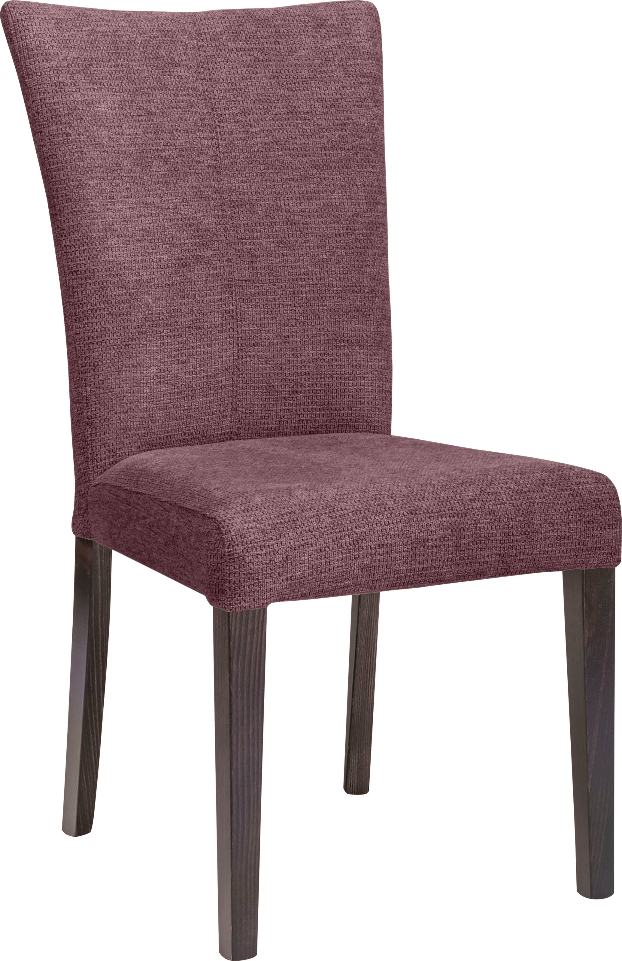 Home affaire 4-Fußstuhl "Aspen" (Set) 2 Stk.Beine aus massiver Buche, wenge günstig online kaufen