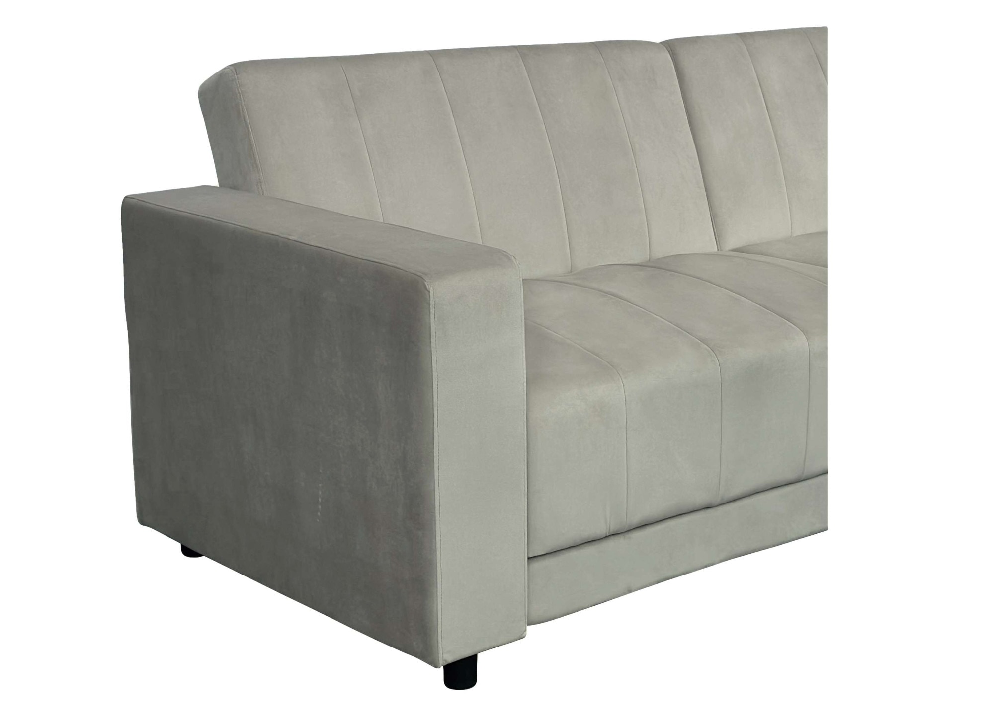 Dorel Home 3-Sitzer »Allie II Schlafsofa 225 cm«, Bett-Funktion (108/190cm), Rückenlehne 2-teilig, mit Steppung