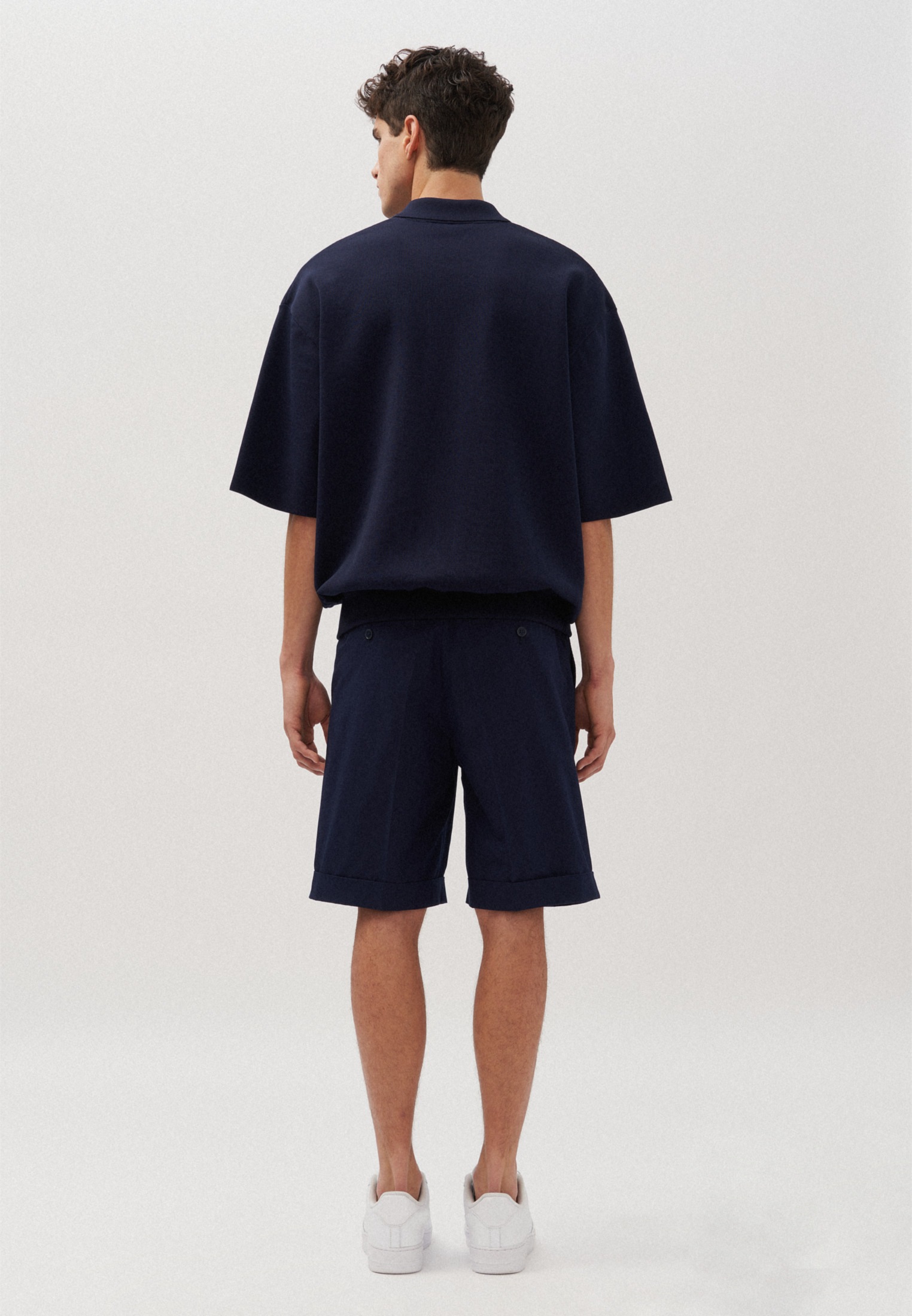 studio seidensticker Strickpullover »Studio«, Polo Uni