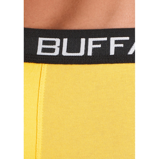 Buffalo Boxershorts, (Packung, 4 St.), in Hipster-Form mit Kontrastbund |  BAUR