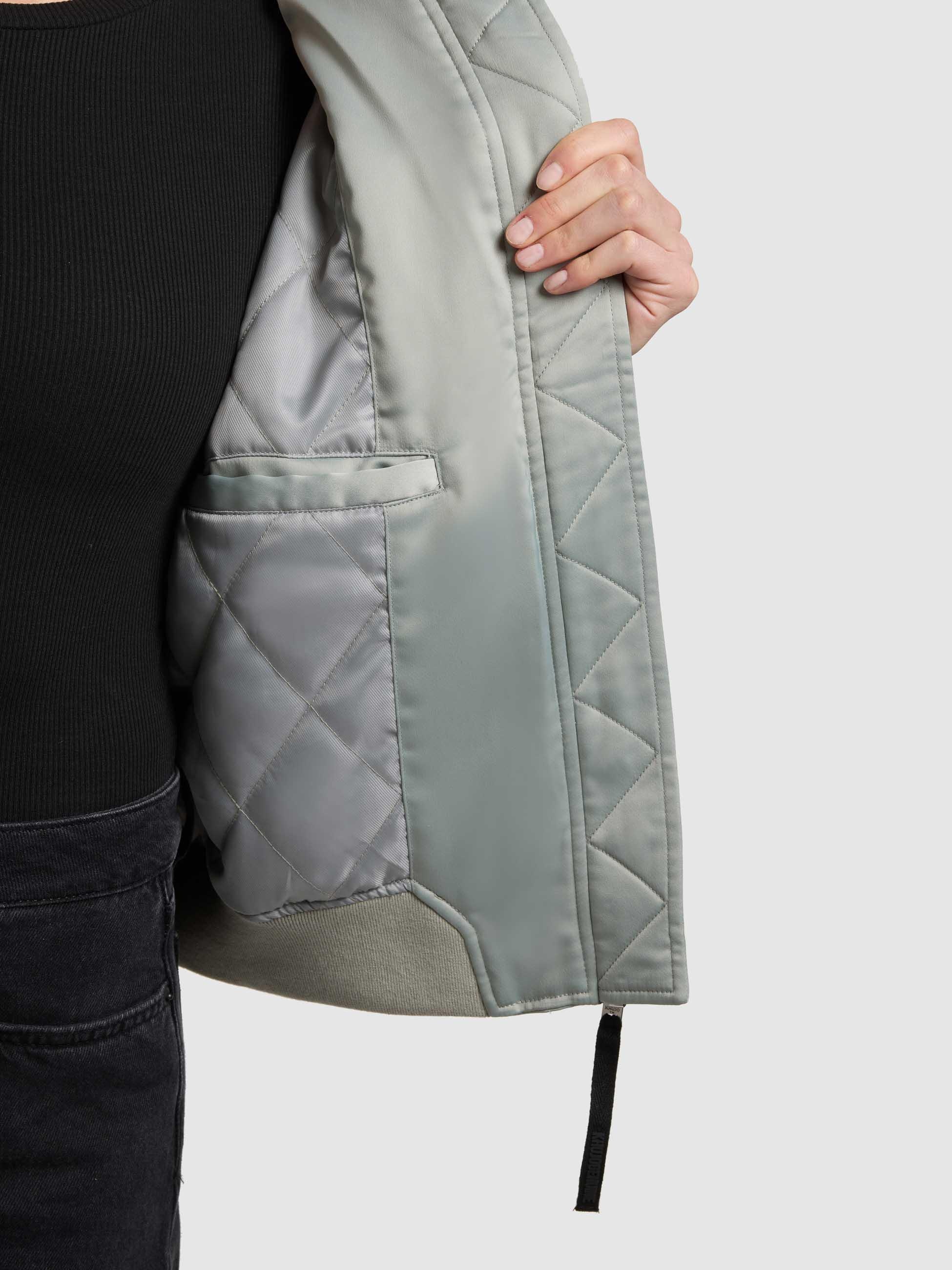 khujo Bomberjacke »Beth« ohne Kapuze Seidig glatte Blousonjacke