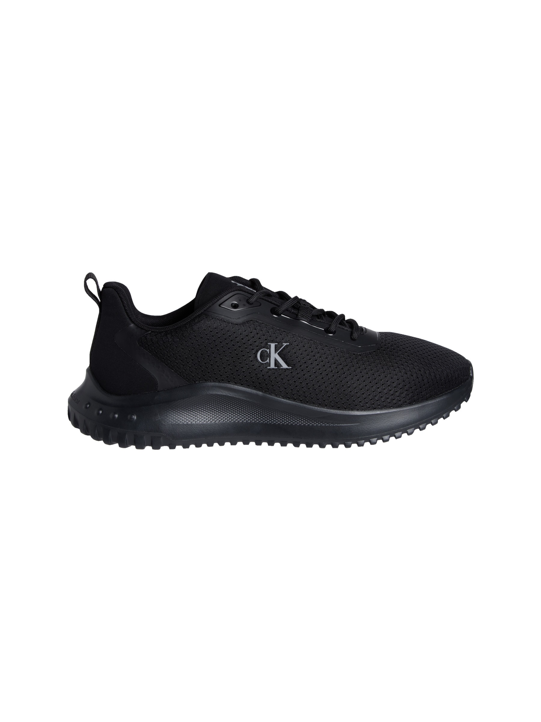 Calvin Klein Jeans Sneaker »EVA RUNNER MIX MESH«, Schnürschuh, Freizeitsneaker, Halbschuh mit seitlichem CK-Logo