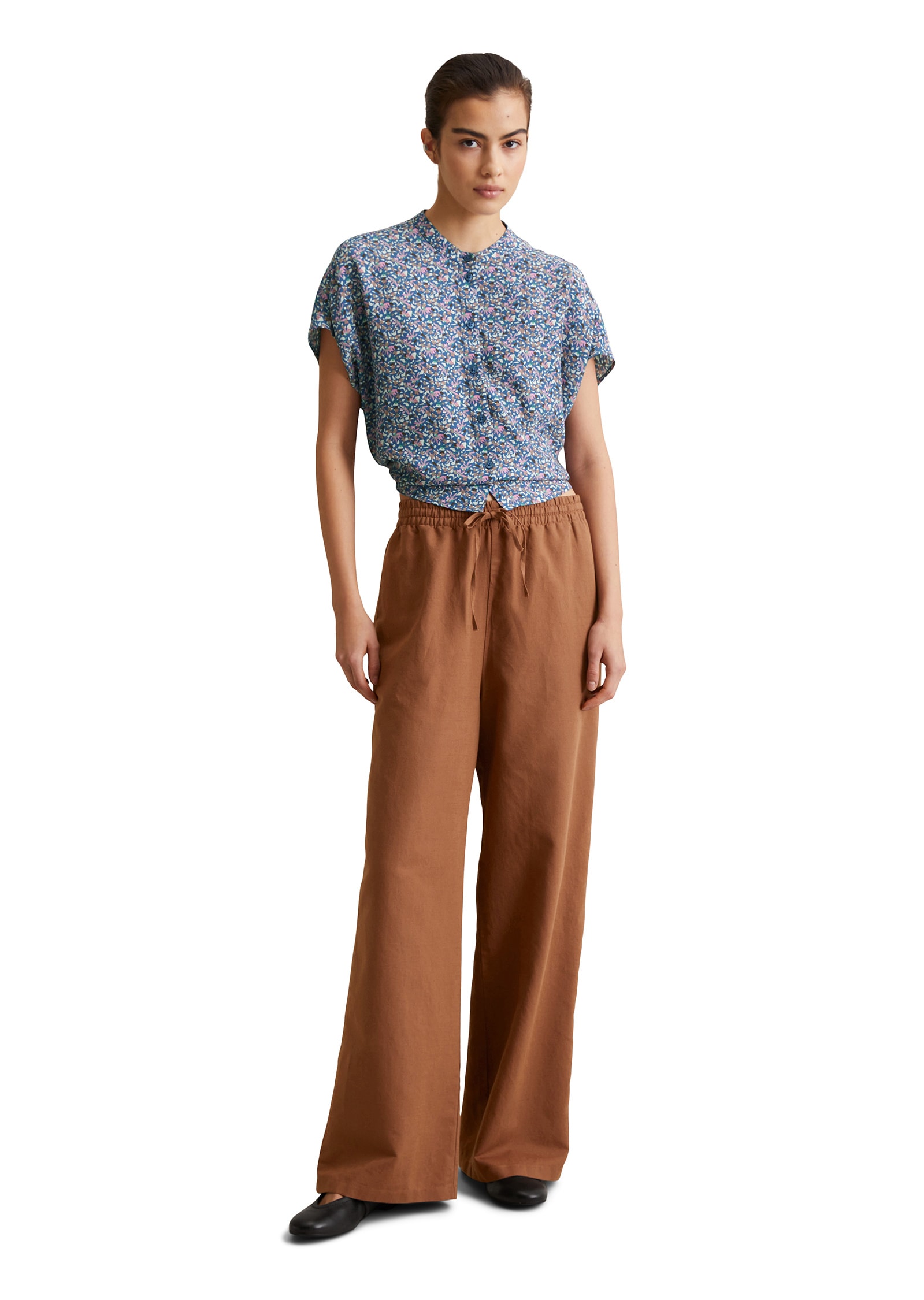 Marc O'Polo DENIM Chinohose »aus Baumwolle-Leinen-Mix«