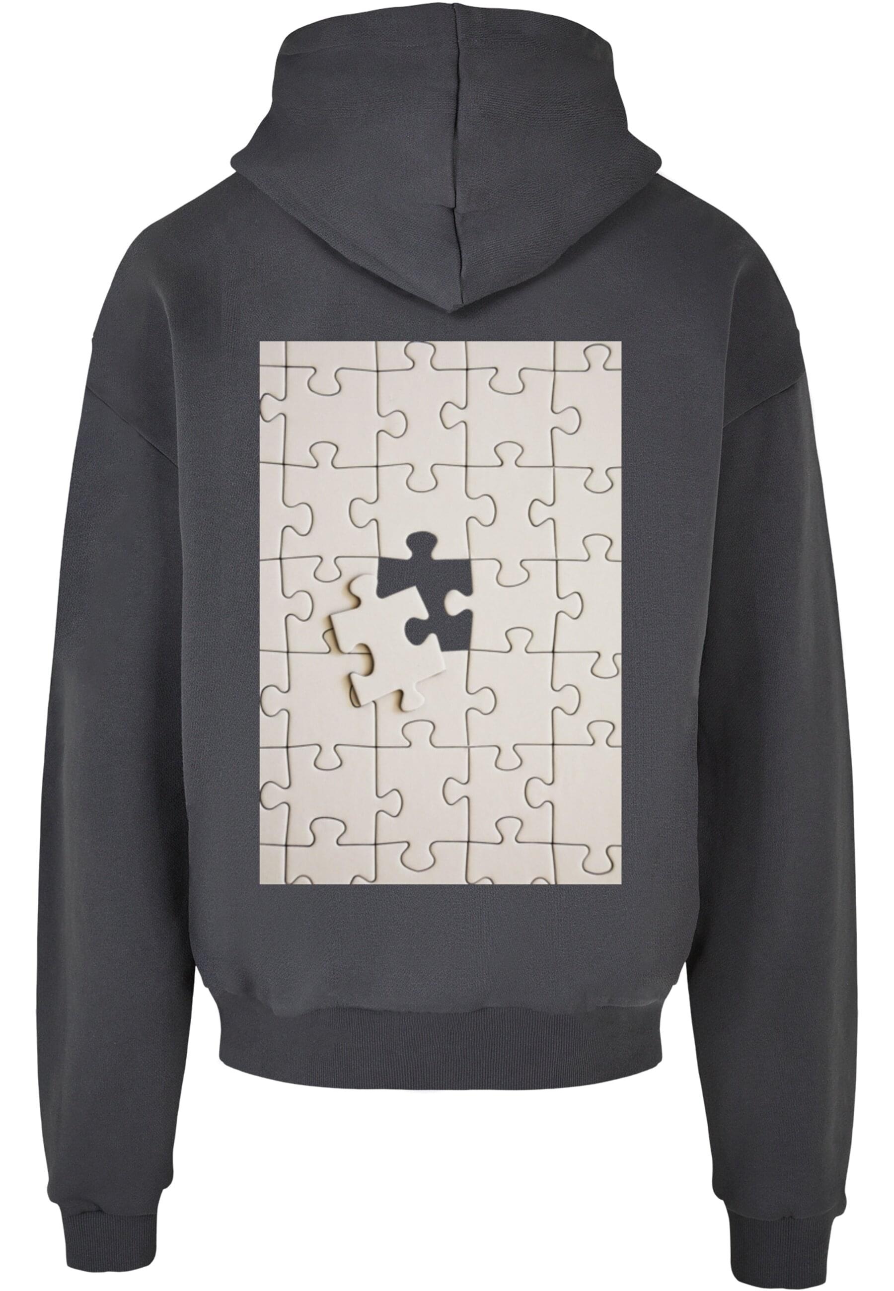 Merchcode Kapuzensweatshirt »Merchcode Herren Missing Piece Ultra Heavy Hoody«, (1 tlg.)