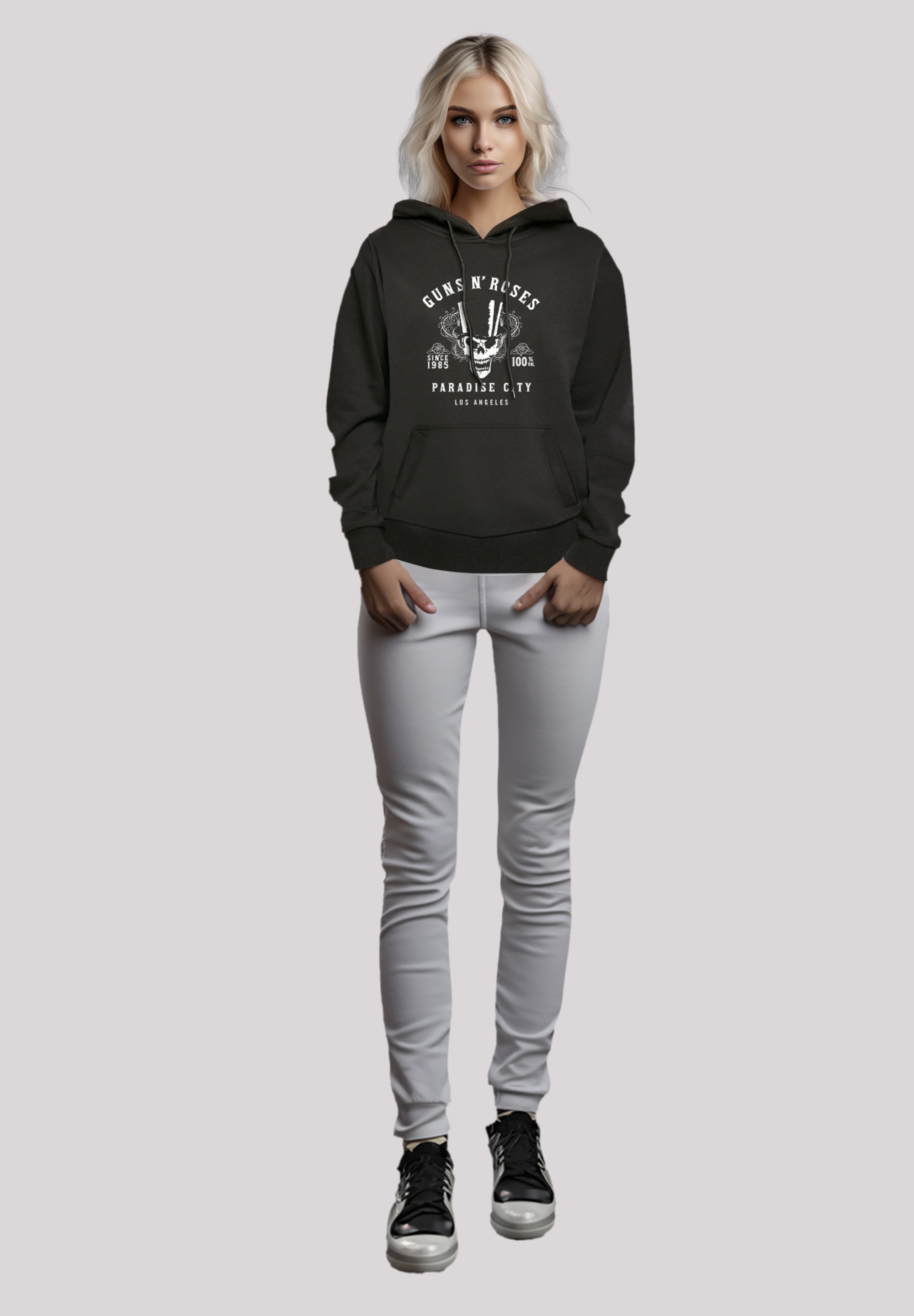 F4NT4STIC Kapuzenpullover »Guns 'n' Roses Whiskey Label Rock Band«, Premium Qualität
