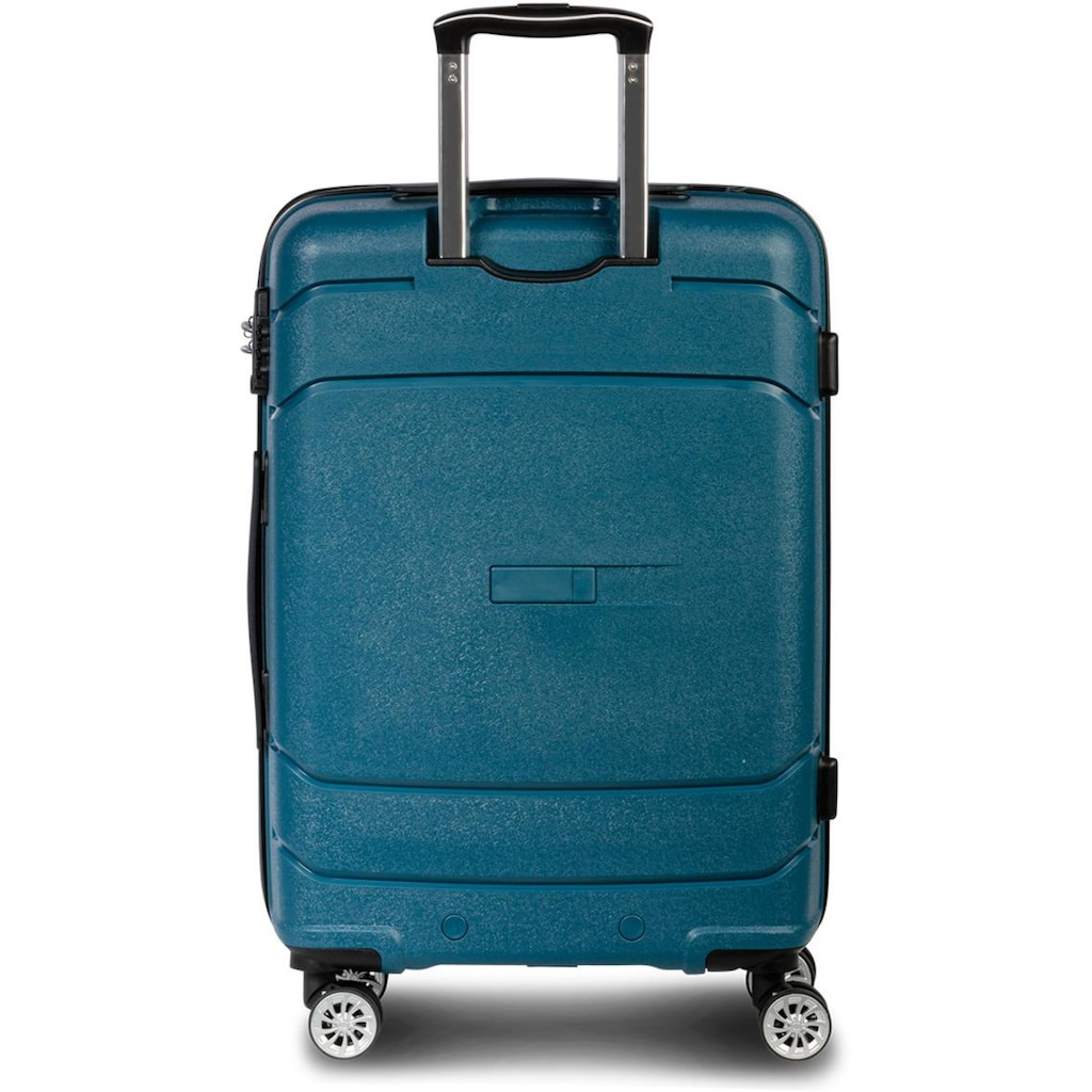 fabrizio® Trolleyset »Alpha, blau«, (3 tlg.)