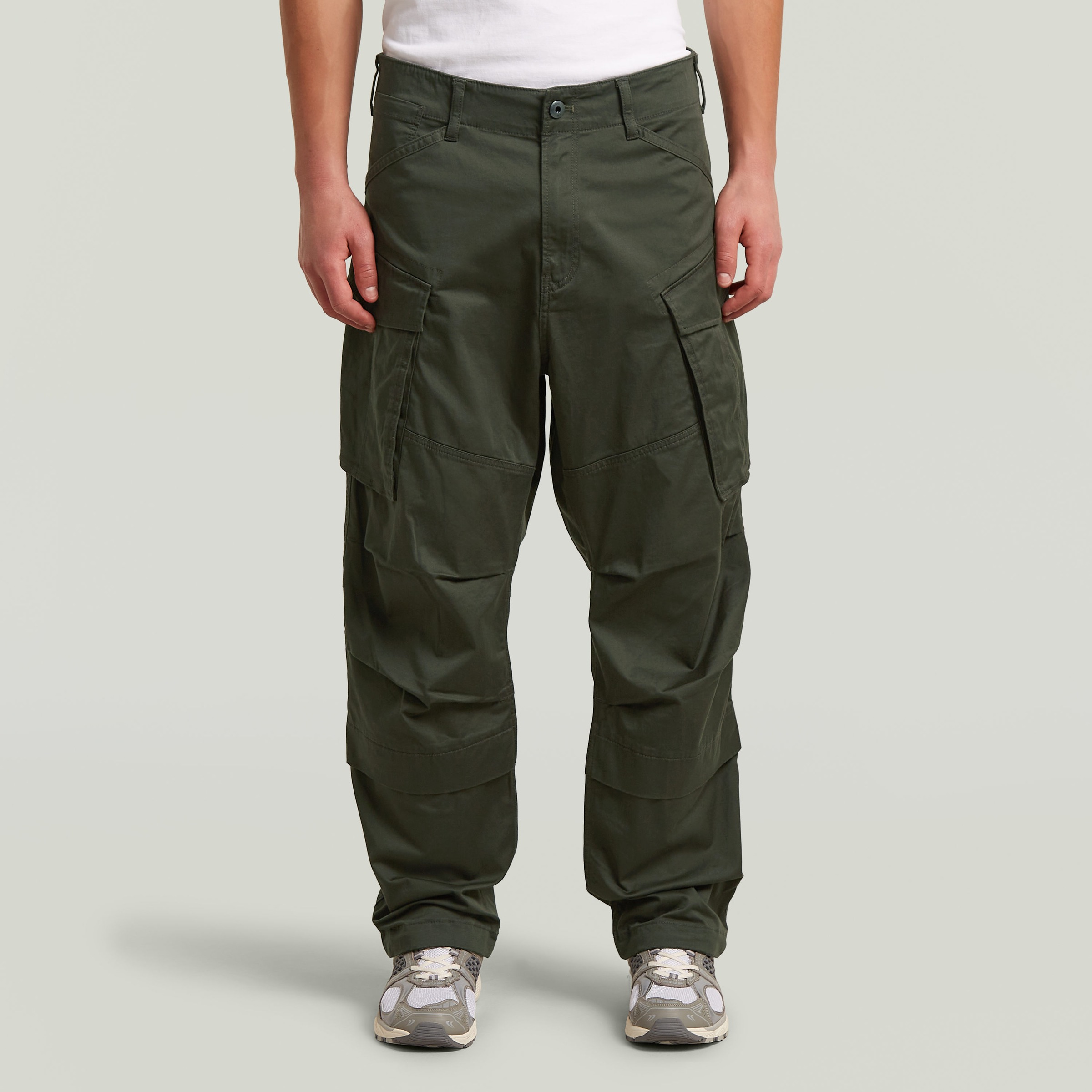 G-STAR Cargohose "Rovic 3D Relaxed" Low Waist, Baumwoll-Mix mit Stretch-Anteil