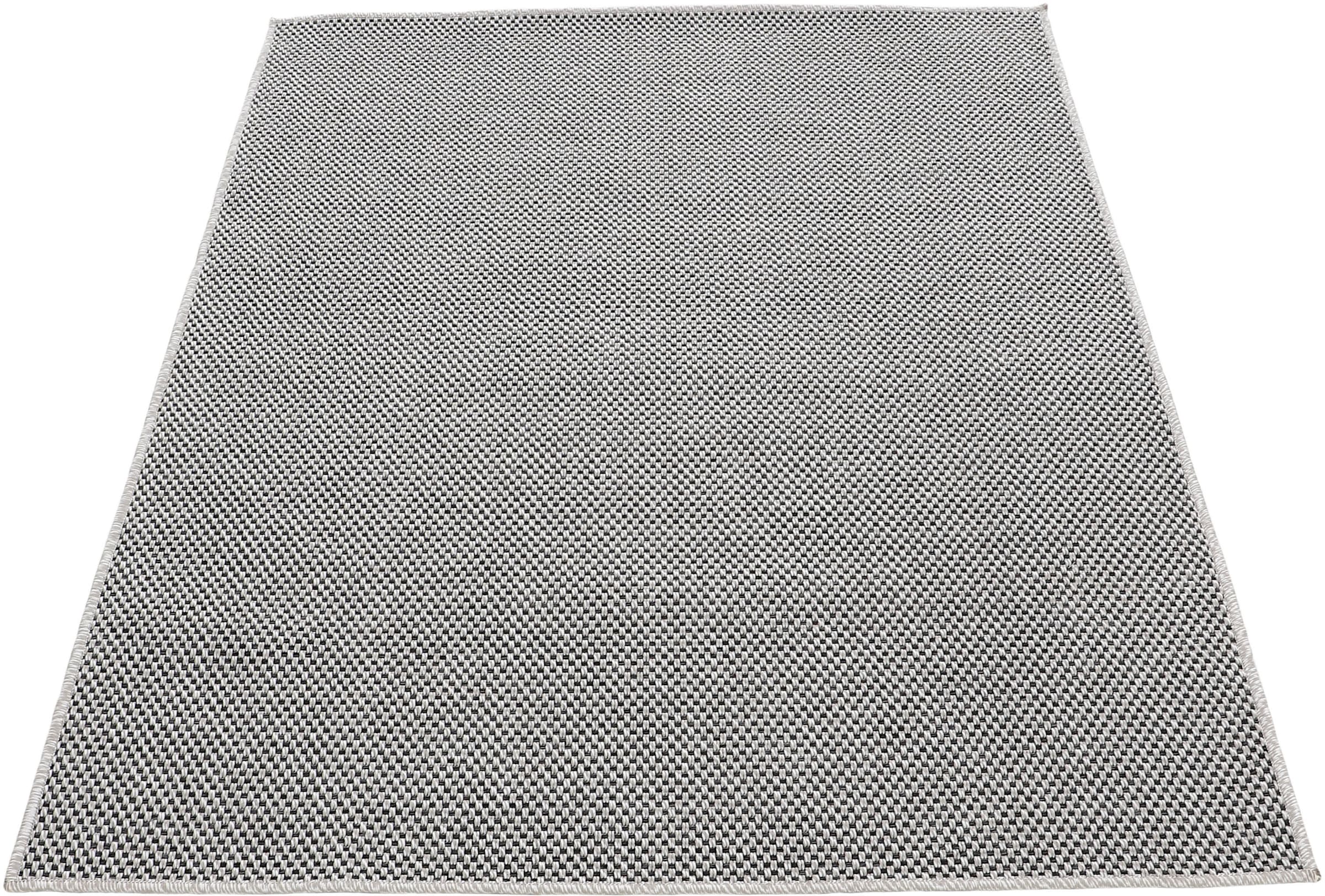 Optik, BAUR robustes »Boho carpetfine Flachgewebe, | rechteckig, bestellen 105«, Außenbereich Sisal UV-beständig, Teppich