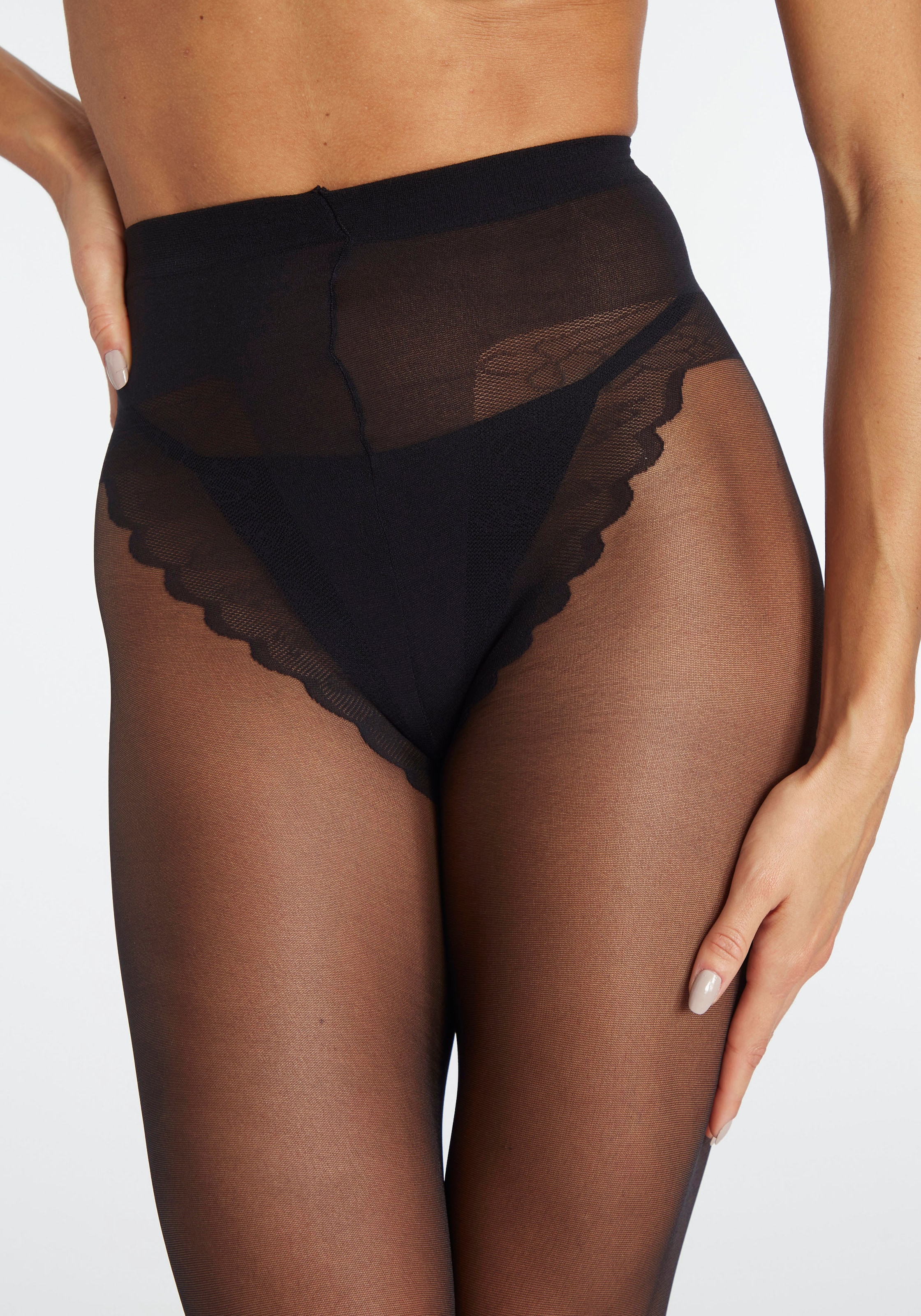 Vivance Feinstrumpfhose, (1 St.), mit Komfort Slip