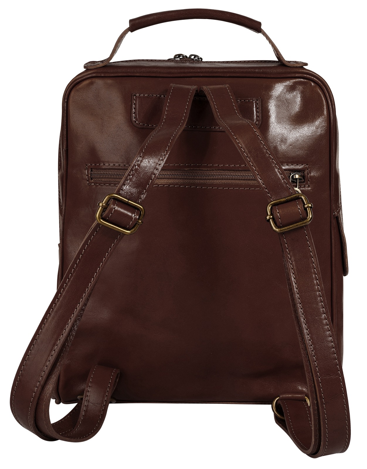 Thumbnail - Piké Cityrucksack, echt Leder, Made in Italy