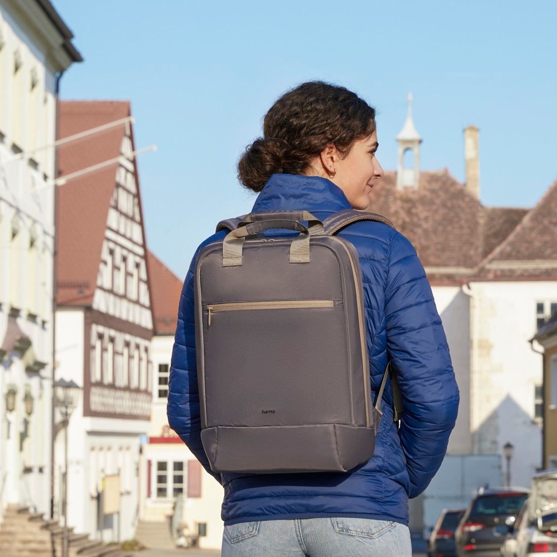 Hama Notebookrucksack »Laptop Rucksack bis 16,2“ (leicht, gepolstert, 3 extra Fächer)«