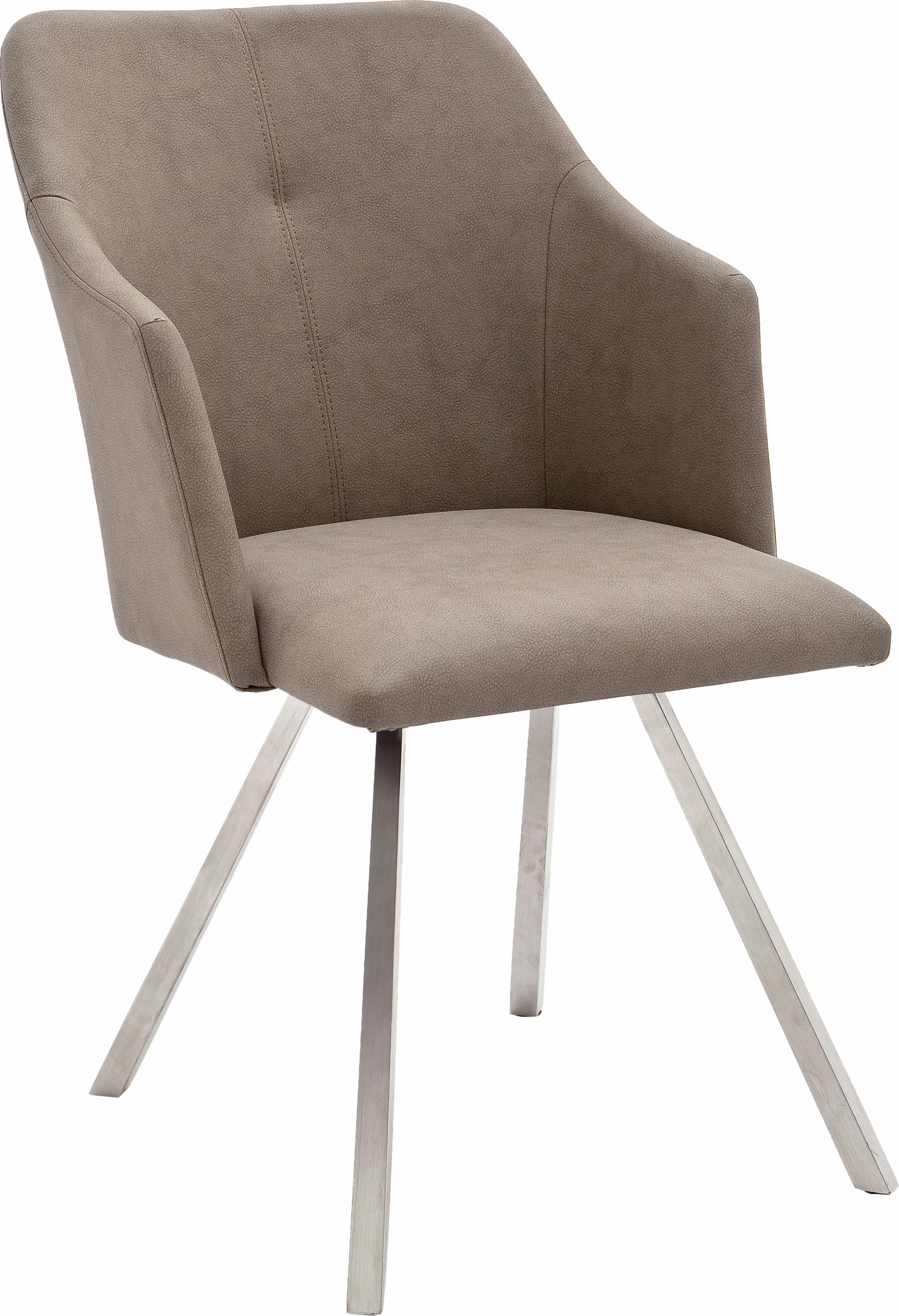 MCA furniture Esszimmerstuhl "Madita 4 Fuß Stuhl B-eckig" (Set) 2 Stk. Velo günstig online kaufen