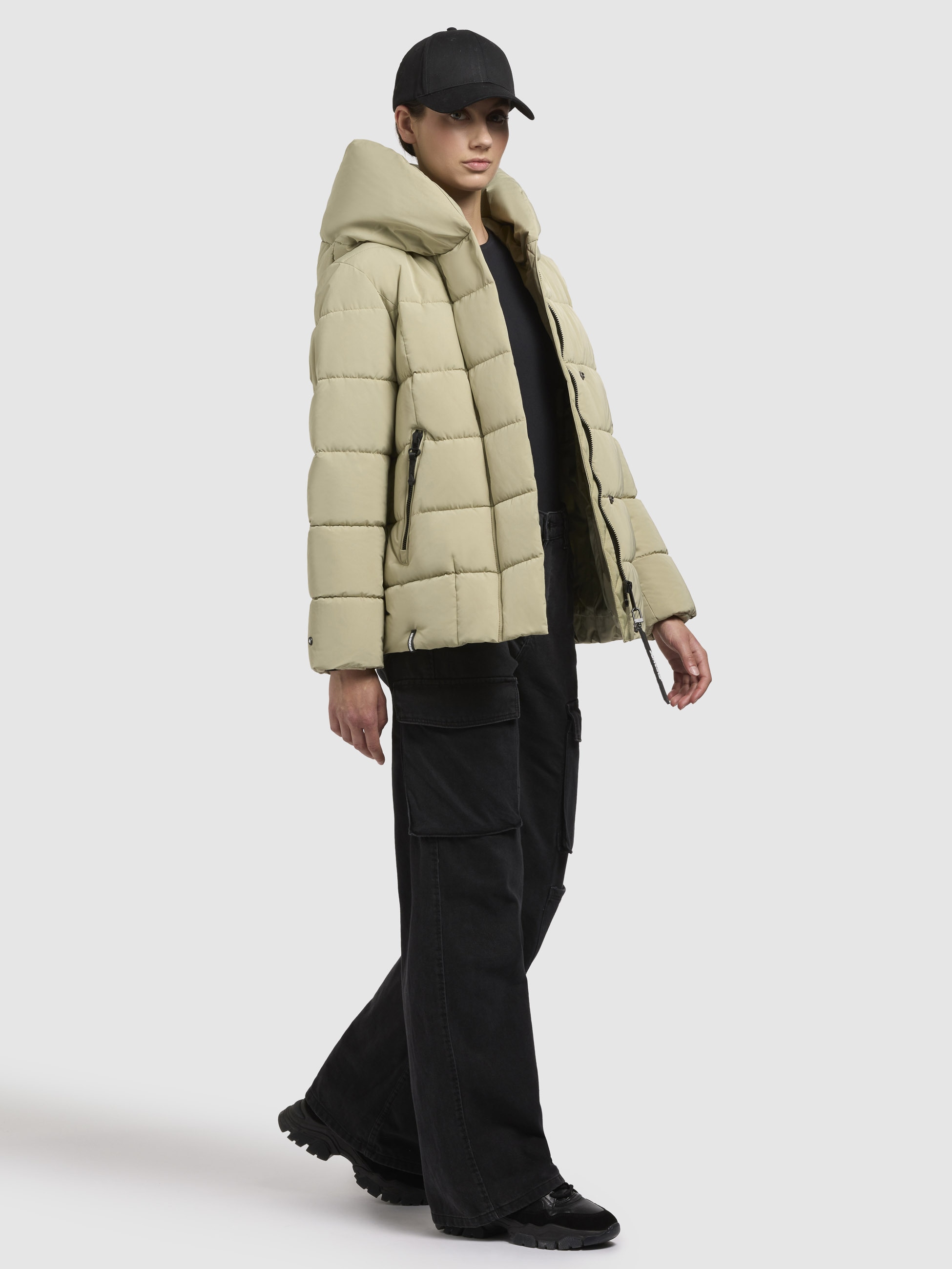 khujo Steppjacke »CAMEA«, mit Kapuze