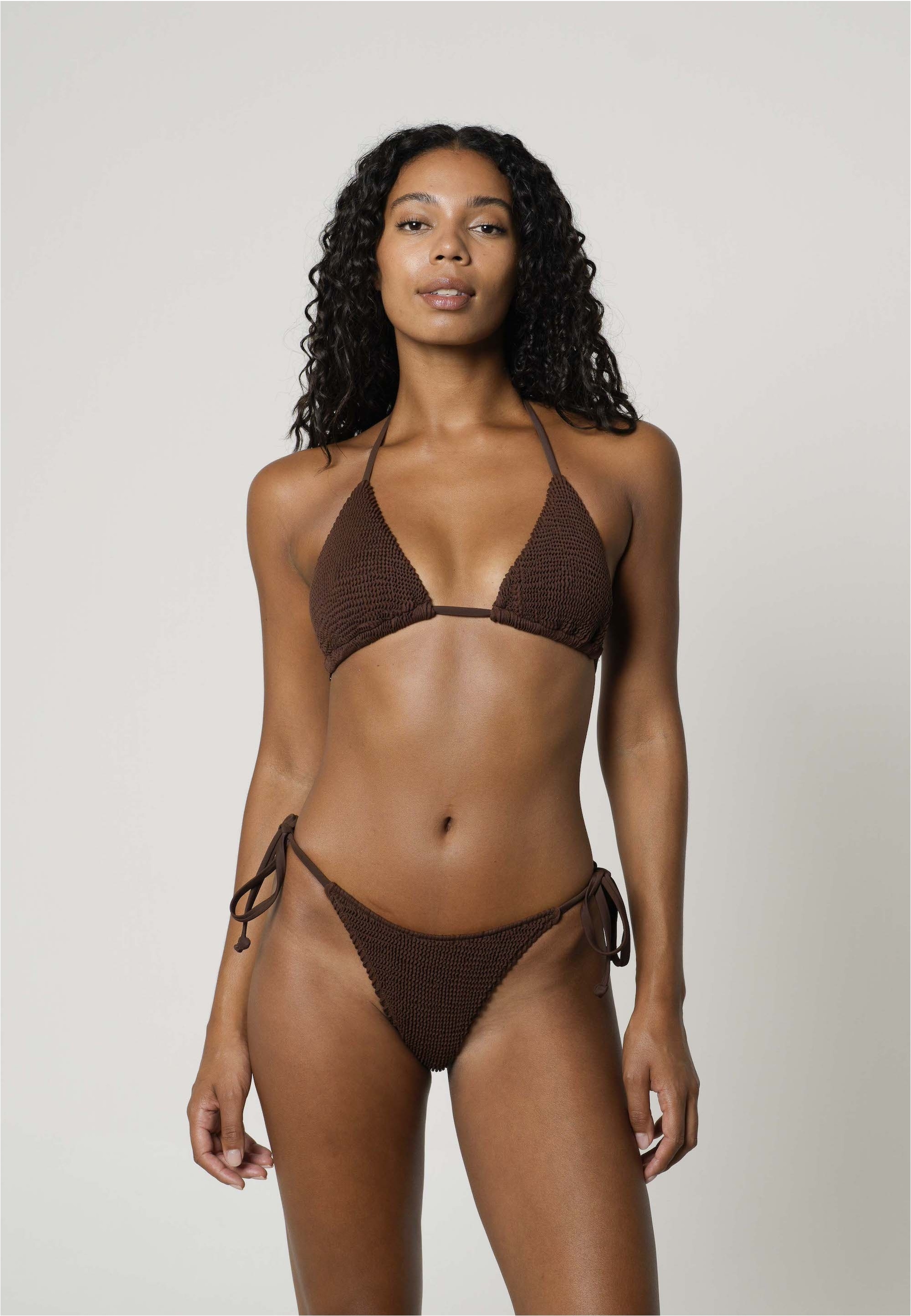Moda Minx Bikini-Hose "Scrunch Tie Side Bikini Bottom" Panty, 1 Stk. mit strukturiertem Scrunch-Material