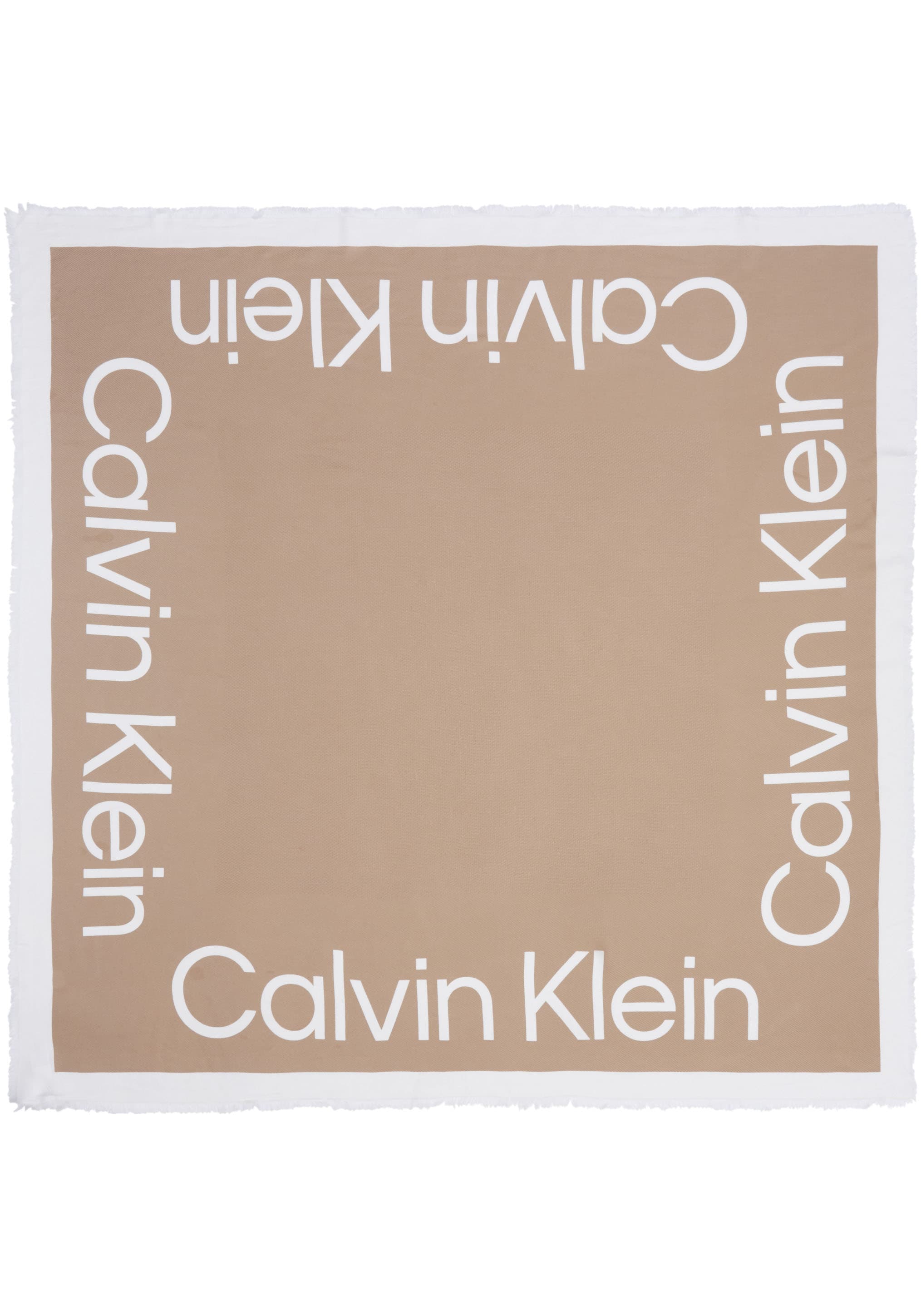 Calvin Klein Modetuch »CONTRAST LOGO JACQUARD SCARF«, mit Logoschriftzug