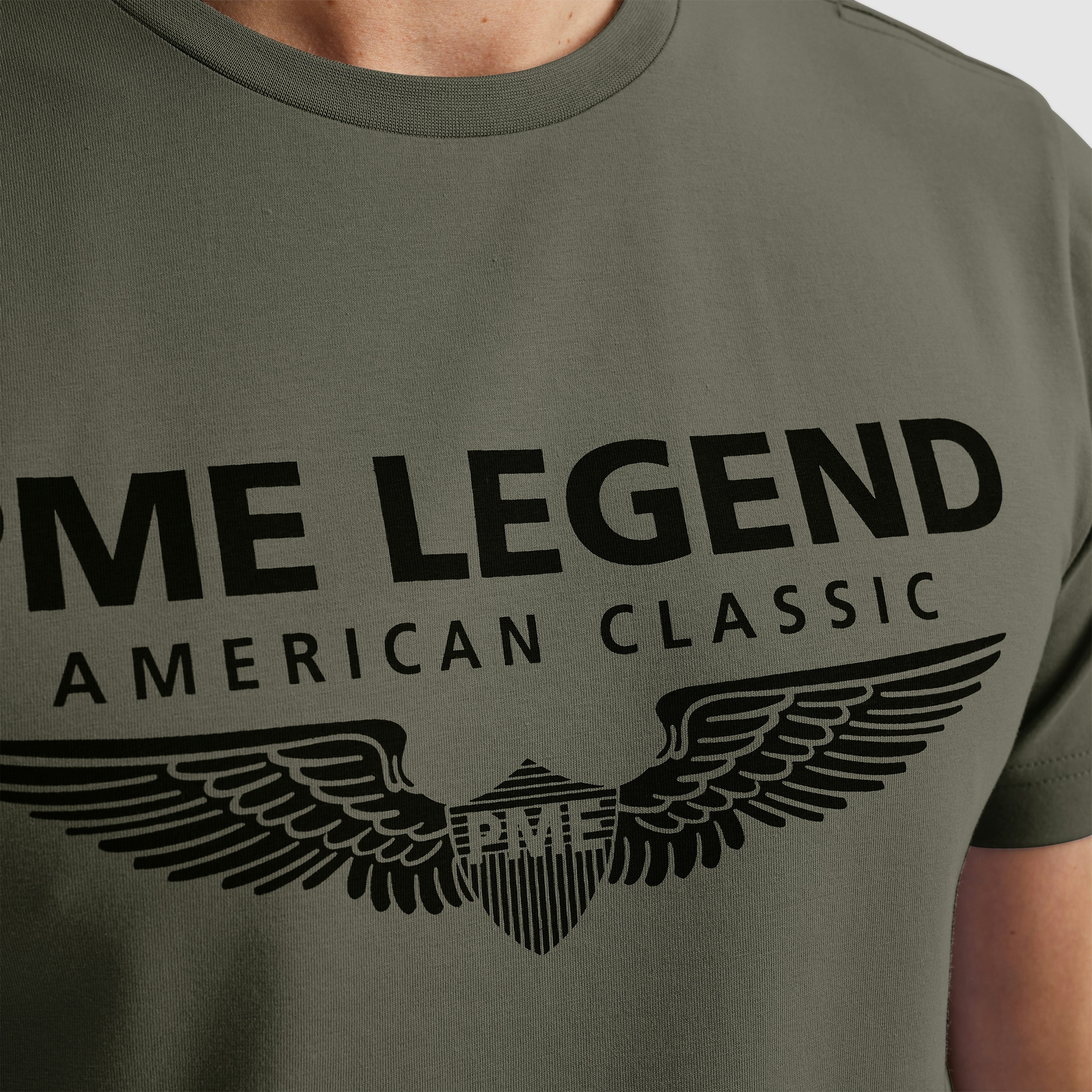 PME LEGEND Rundhalsshirt, mit Logoprint