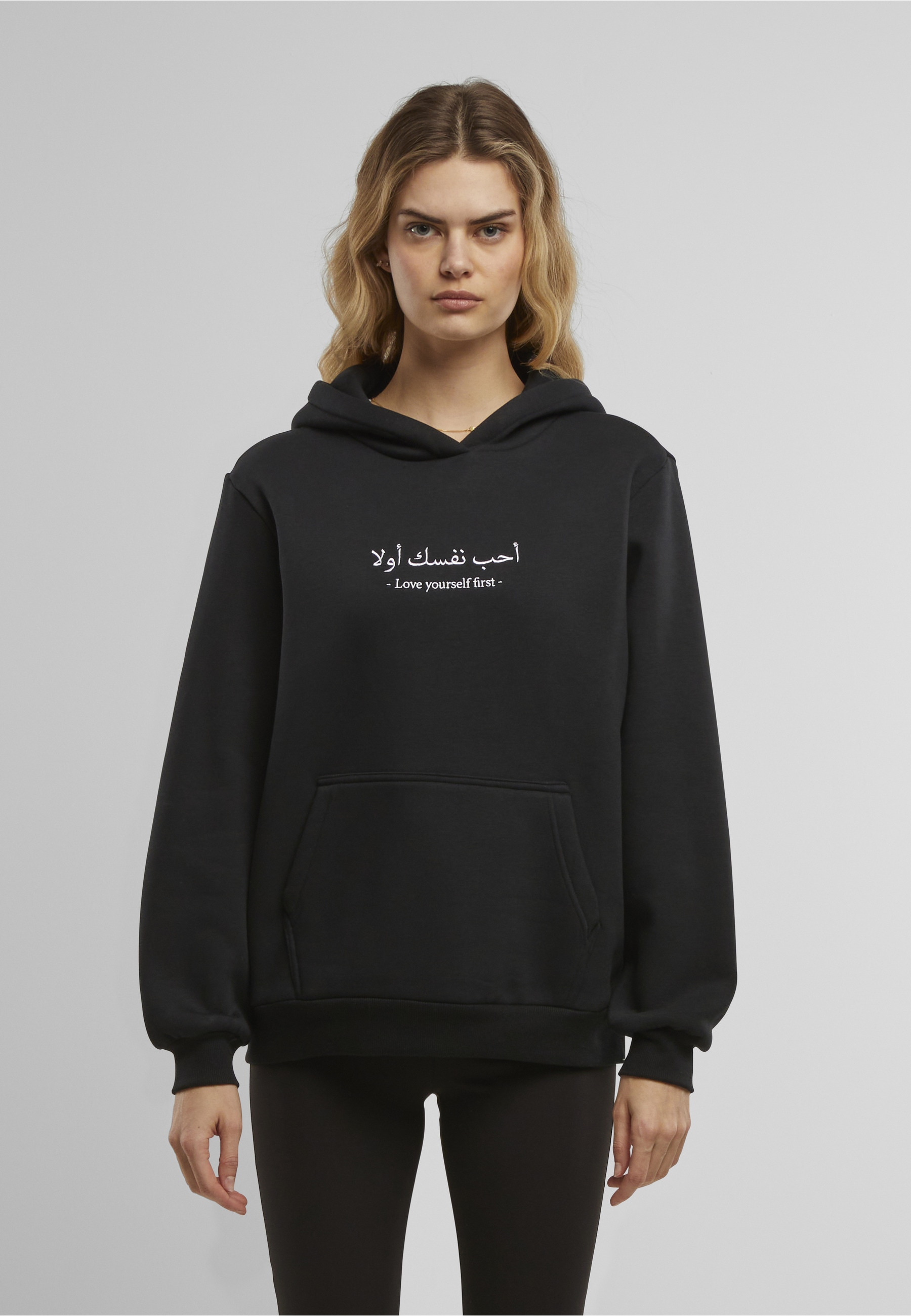 Miss Tee Kapuzensweatshirt »Miss Tee Love Yourself First EMB Fluffy Hoody«
