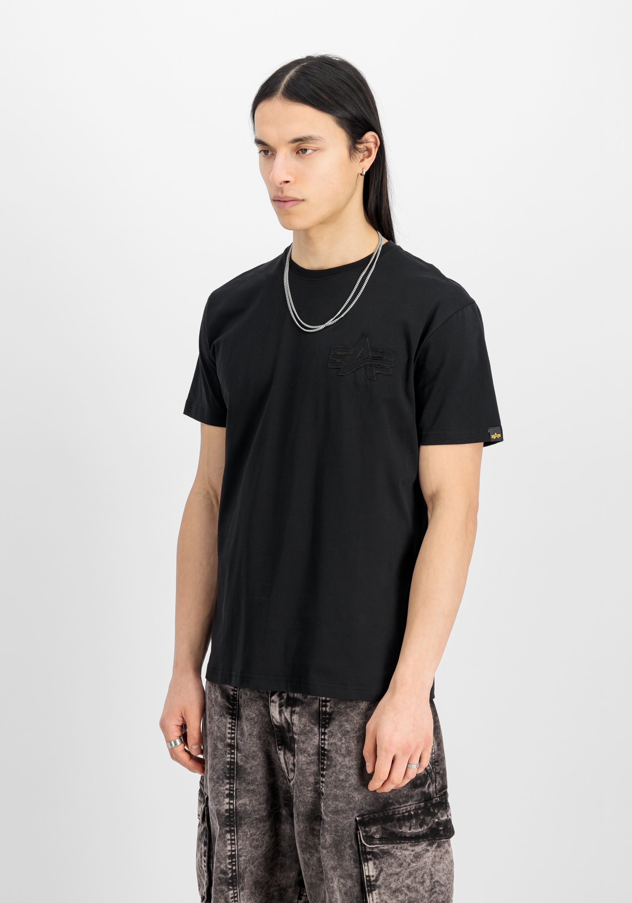 Alpha Industries T-Shirt »Alpha Industries Men - T-Shirts Coach T-Shirt Back Embroidery«