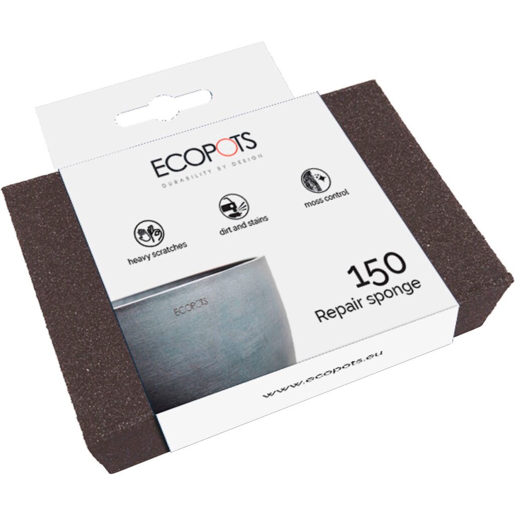 ECOPOTS Blumentopf »Amsterdam 50 + Wassersystem Taupe«