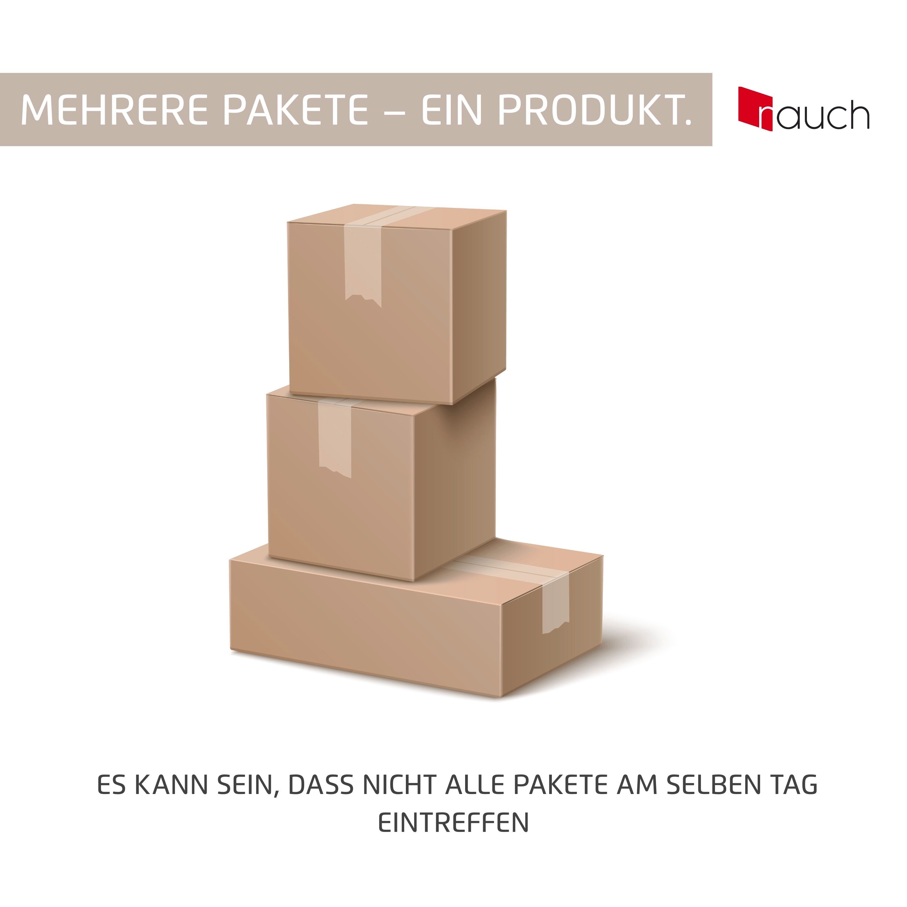 Thumbnail - rauch Kombikommode "Sideboard Schubladenkommode CORTONA mit Dekor-Front" Breite 80 cm inkl. Soft-Close-Funktion, mit 2 S...