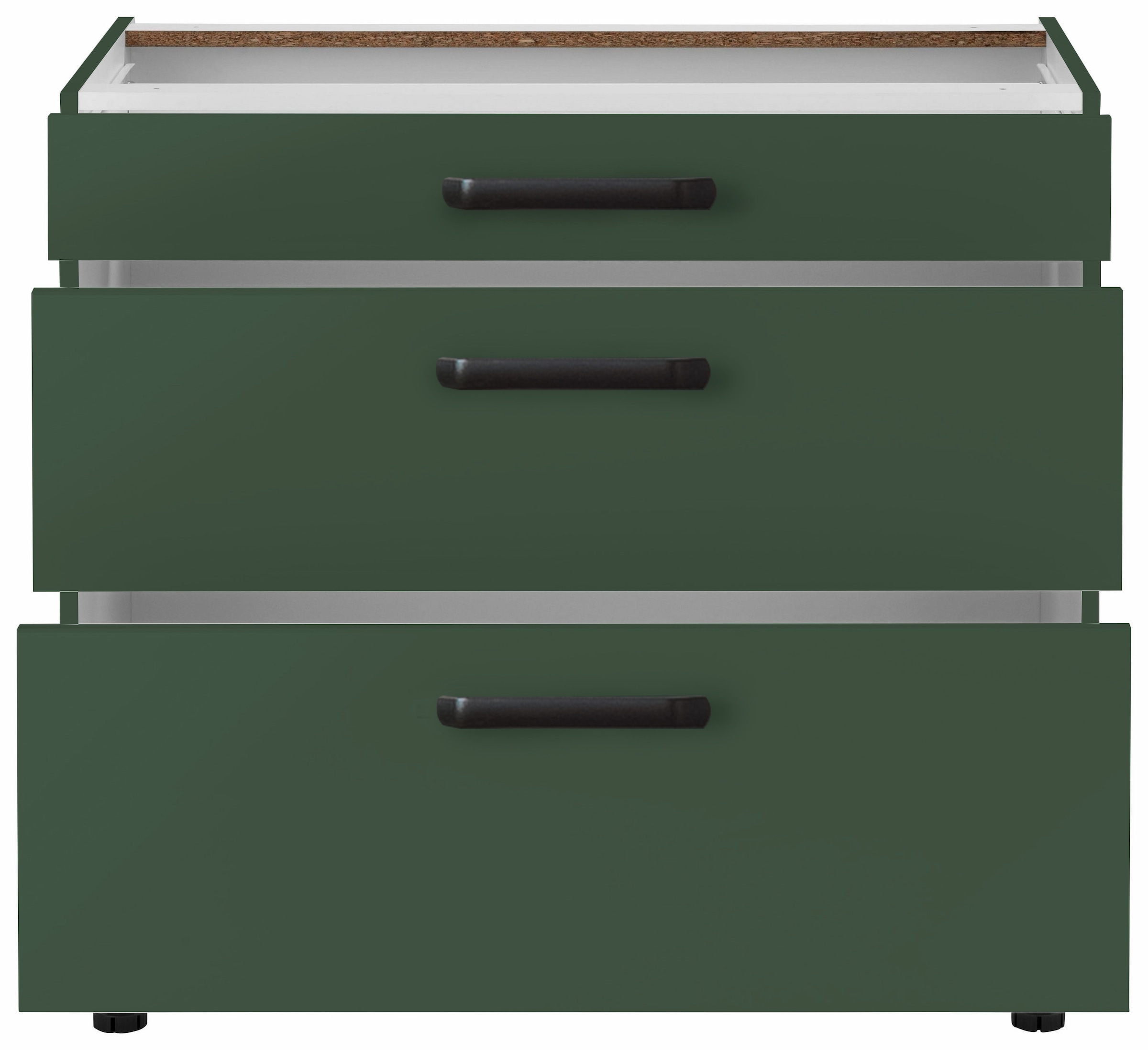 wiho Küchen Unterschrank »Simi«, Soft-Close-Funktion in Schubkästen und Auszügen, verstellbare Füße