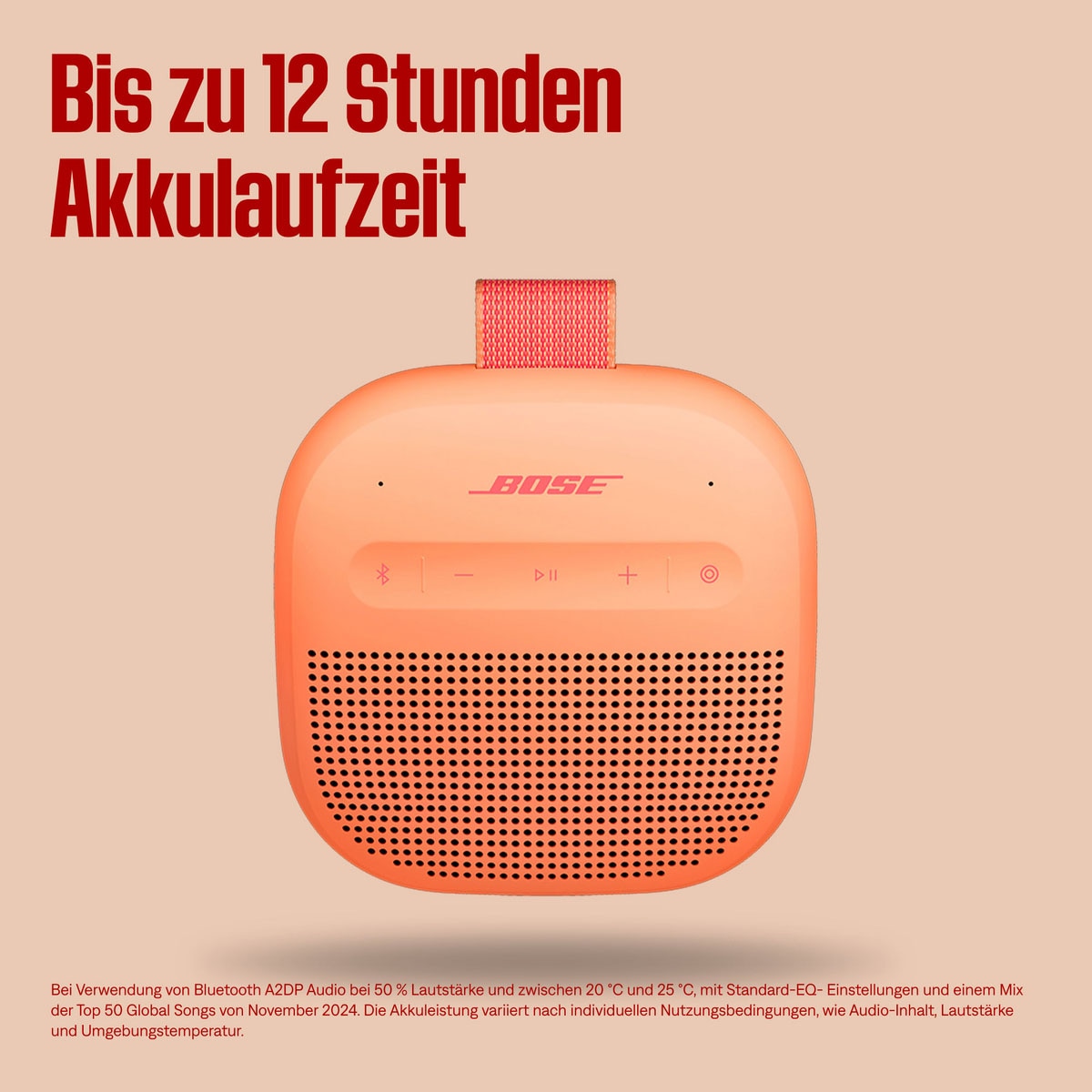 Bose Portable-Lautsprecher »SoundLink Micro (2. Gen.)« Stereo (Bluetooth App-Steuerung | Equalizer | Kabellos | Lautstärkeanpassung | PARTYCAST TECHNOLOGIE 20 W)