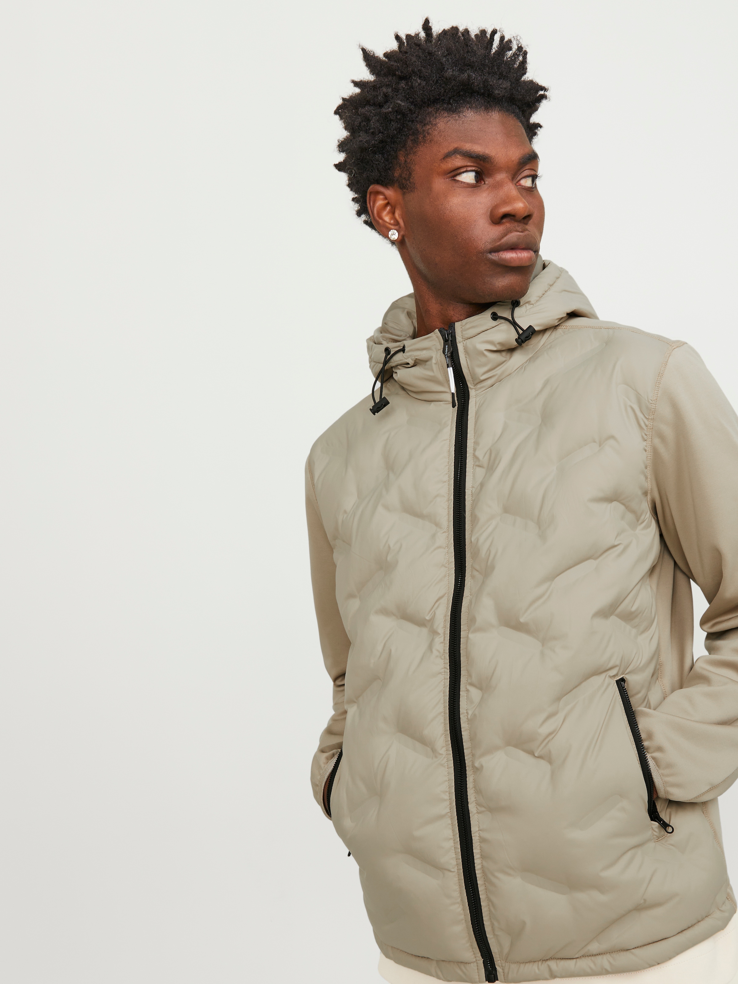 Jack & Jones Hybridjacke »JCOHEAT HYBRID JACKET NOOS« mit Kapuze