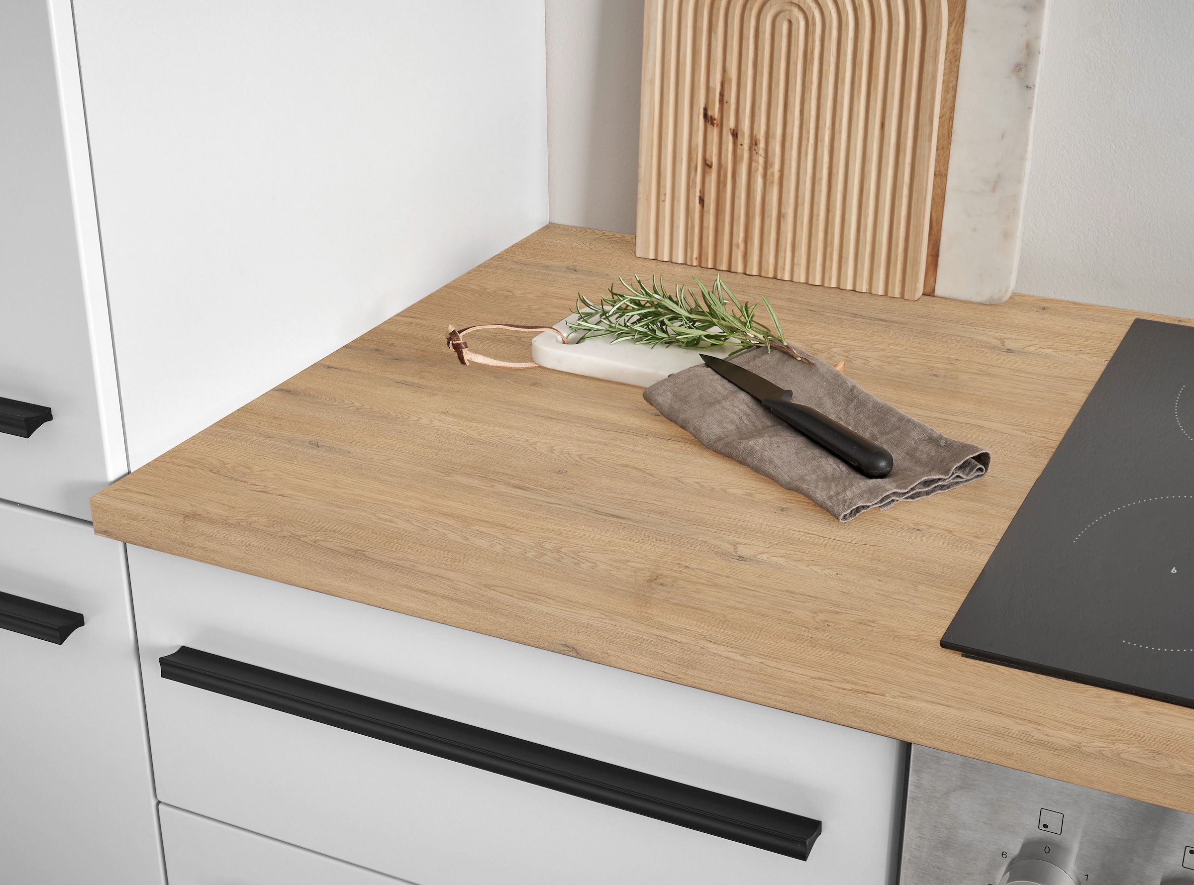 BASIC by Balculina Buffet »Denver, Küchenbuffet BxHxT 120x211x60« 1 Stk. tlg. Breite 120cm, Soft-Close für Türen und Schubkästen