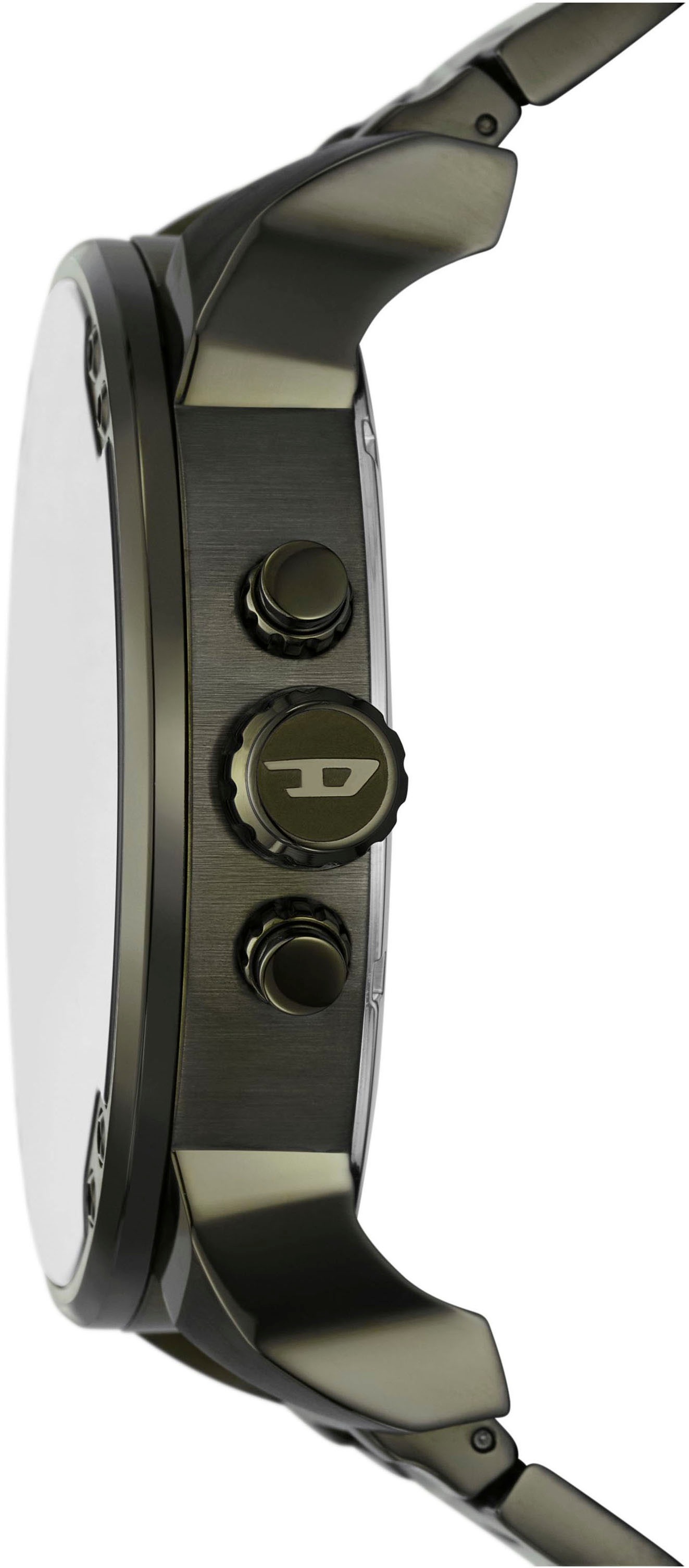 Diesel Chronograph »MR. DADDY 2.0«, Armbanduhr, Herrenuhr, Edelstahlarmband, analog, Tag, Stoppfunktion