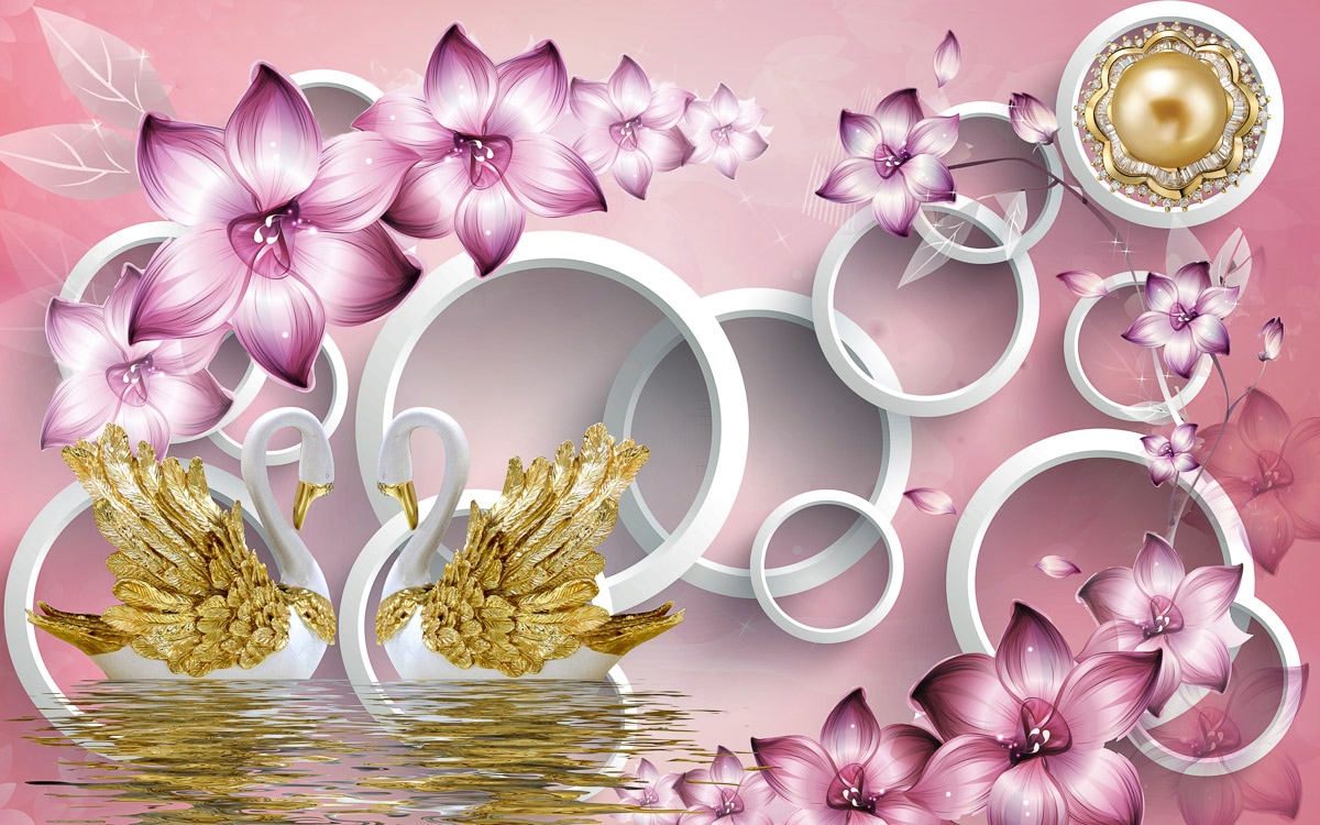 Papermoon 1100000002199 "Muster mit Blumen"