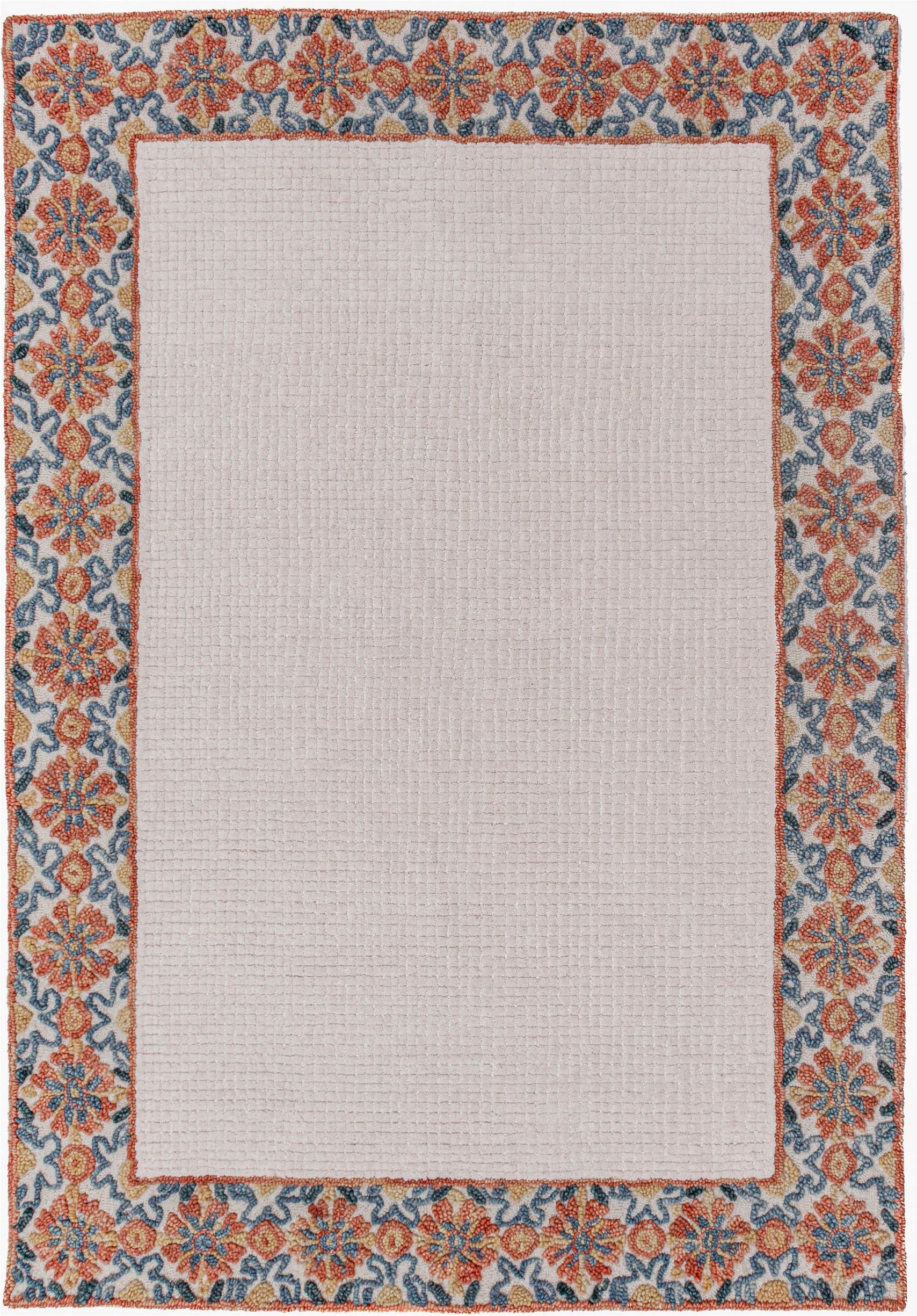 FLAIR RUGS Teppich »MYLA FLORAL FRAME« rechteckig 8 mm Höhe mit floralem Rahmen