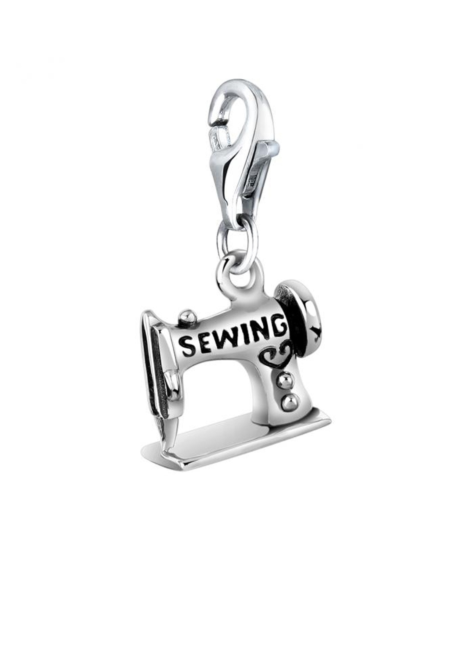 Nenalina Charm-Einhänger »Nähmaschine Anhänger Hobby 925 Silber«