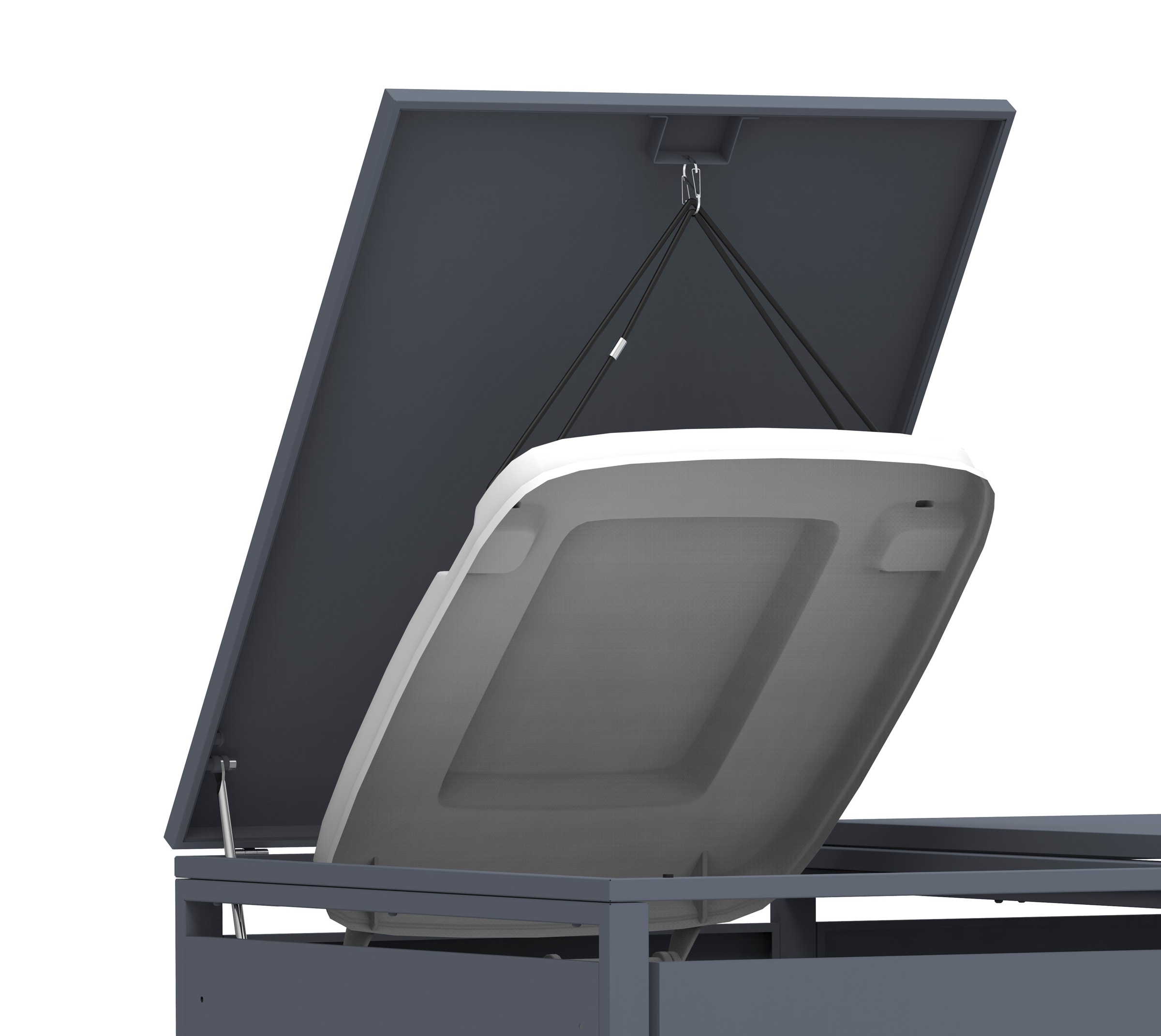 WESTMANN Mülltonnenbox »Pedura 3« BxTxH: 199x80x116 cm, für 3x240 L Mülltonnen