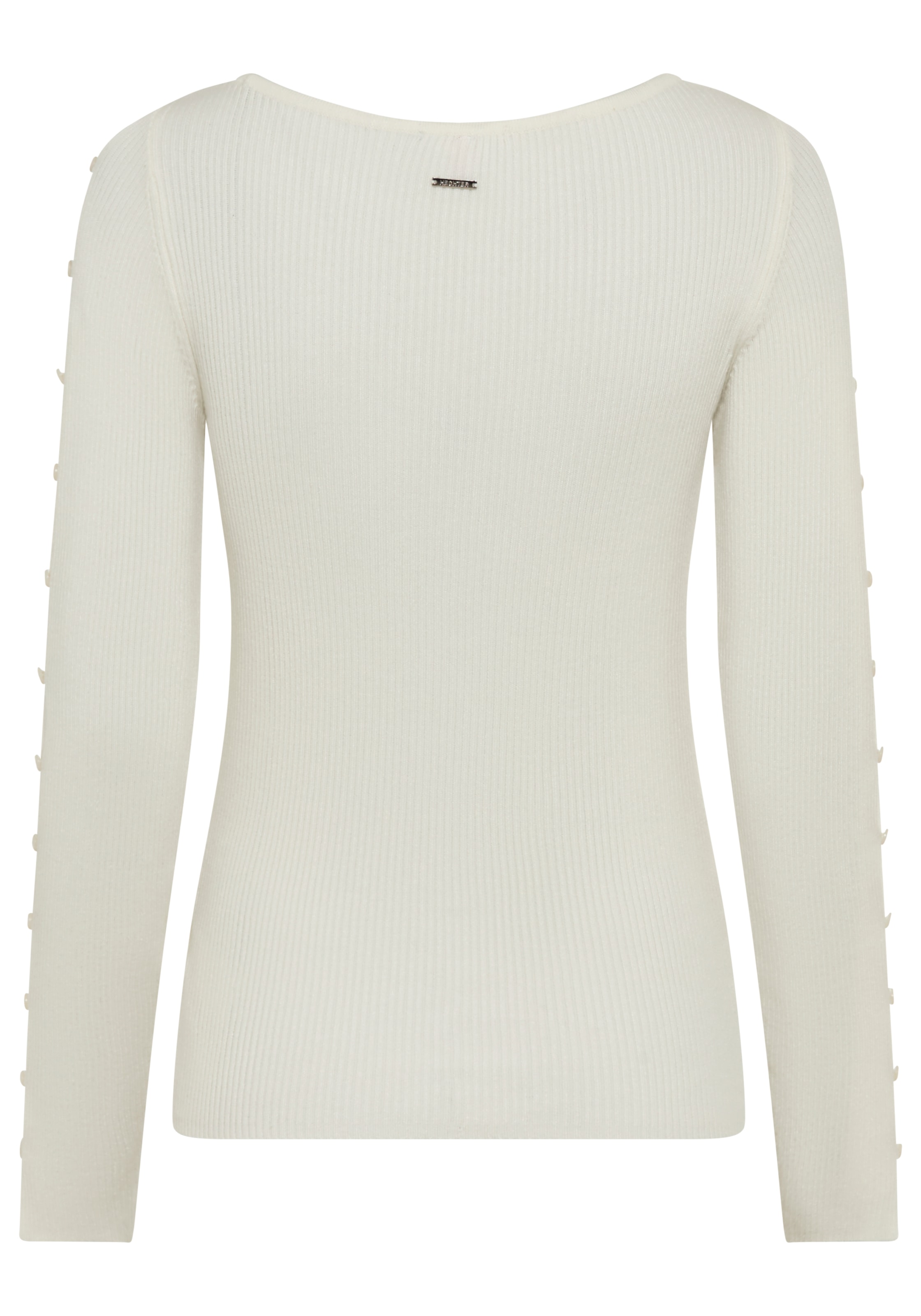 HECHTER PARIS Strickpullover, mit Ärmelknöpfchen - NEUE KOLLEKTION