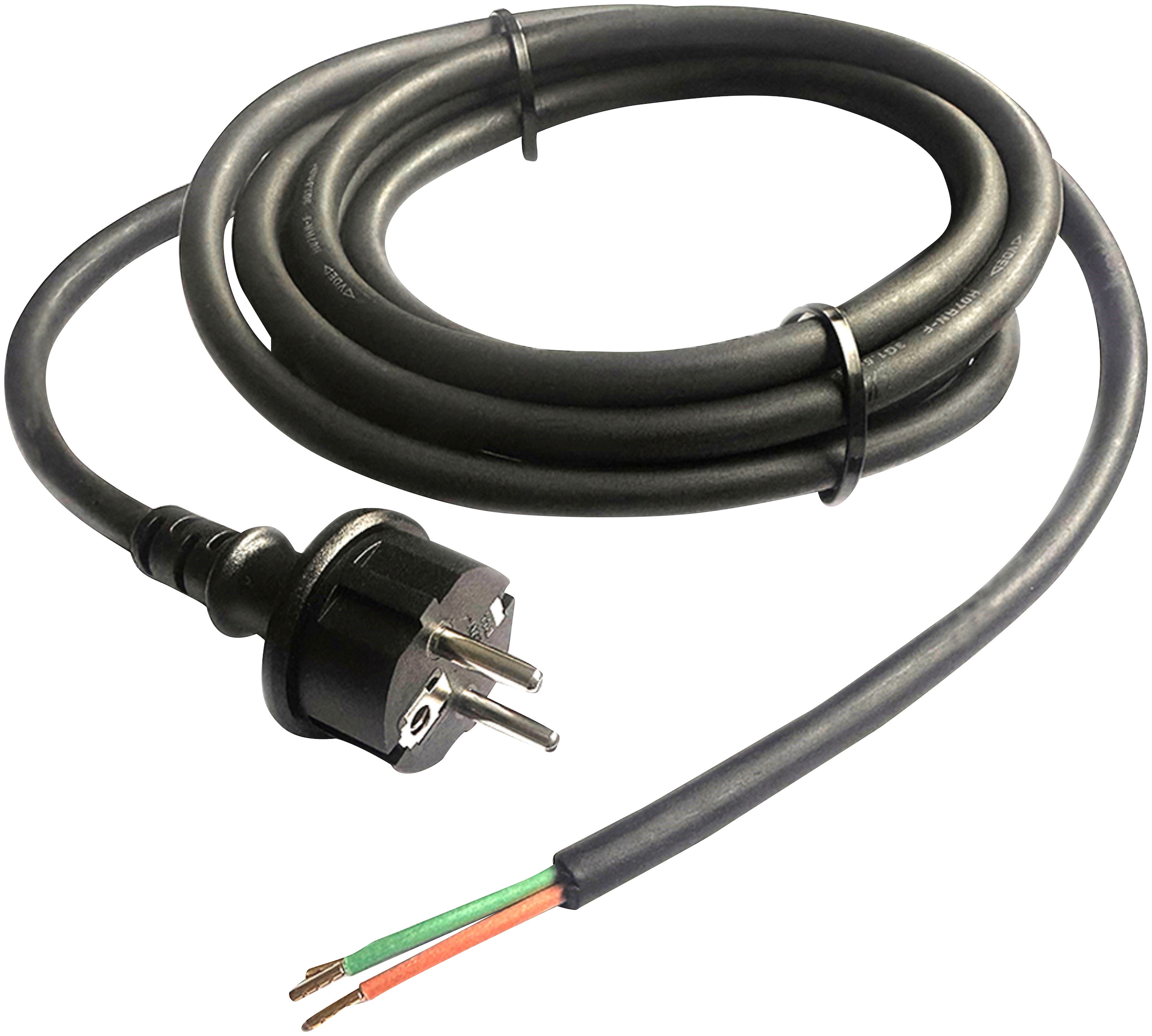 Elektro-Kabel, 450 cm, Anschlussleitung mit Schuko-Stecker