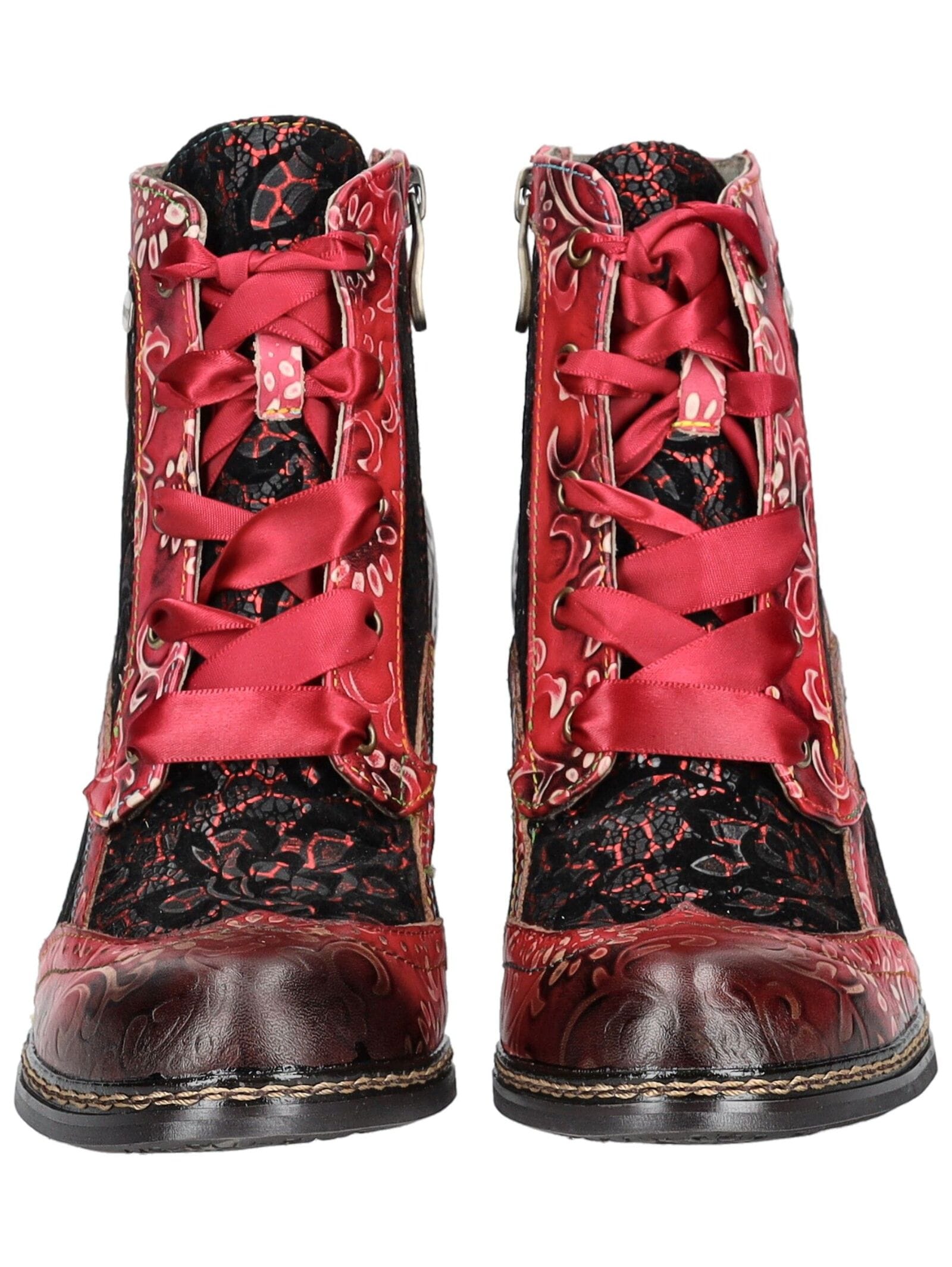 LAURA VITA Schnürstiefelette »LAURA VITA Stiefelette Leder/Textil«