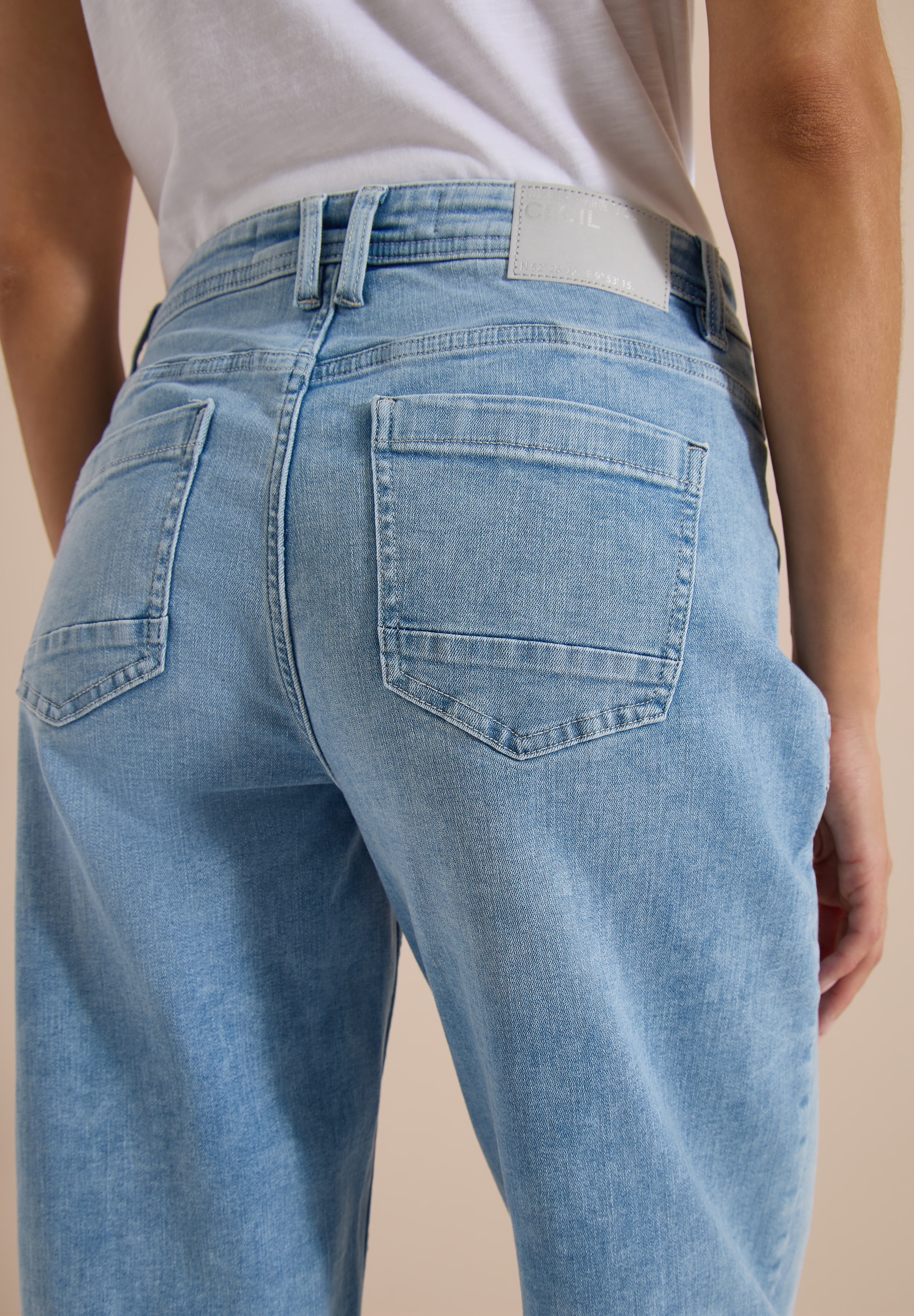 Cecil Loose-fit-Jeans »Style Scarlett« lockerer Sitz, elastischer Baumwollmix