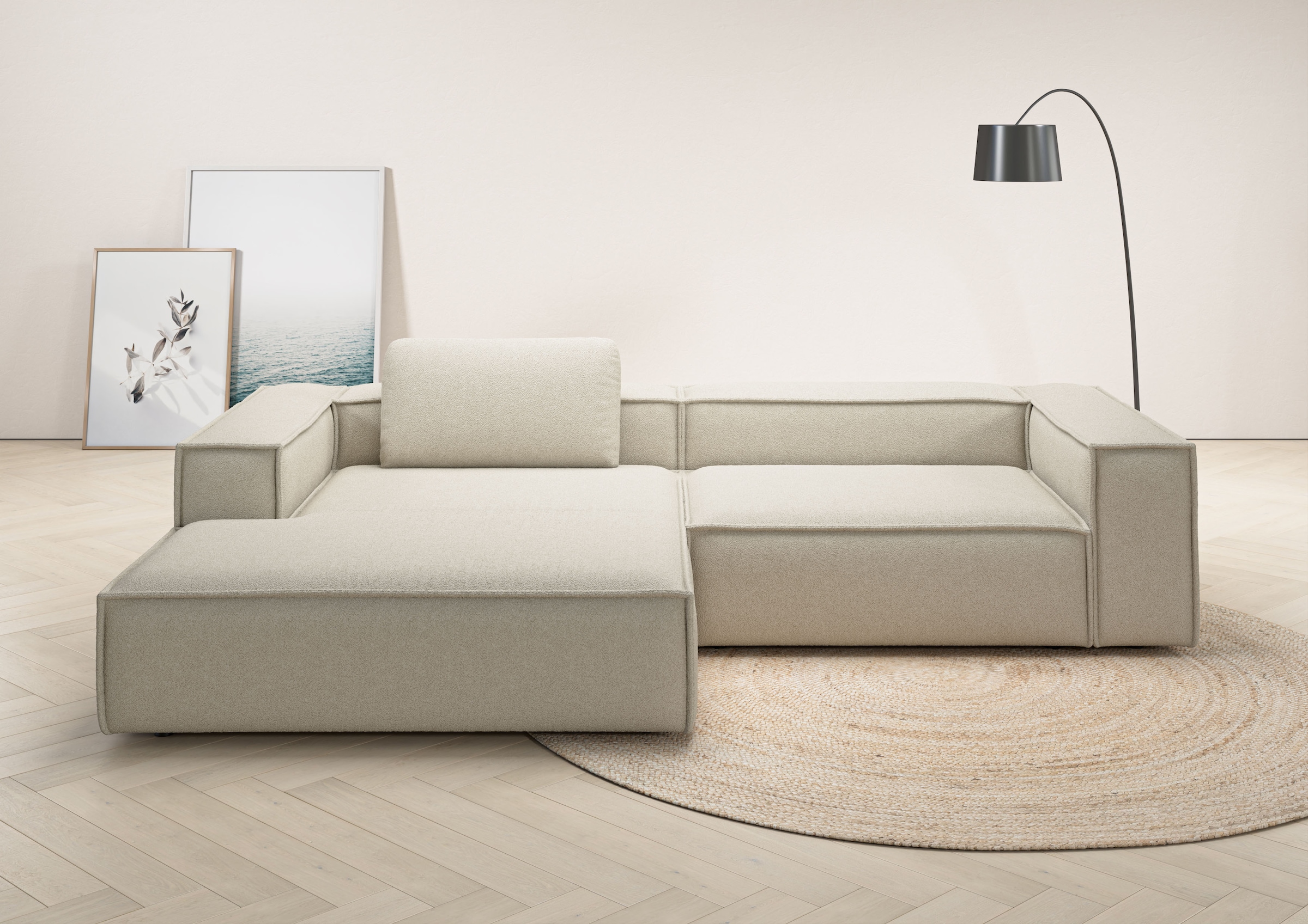 Places of Style Ecksofa "Watertown, modernes XXL L-Form, 306 cm breit", Gro günstig online kaufen