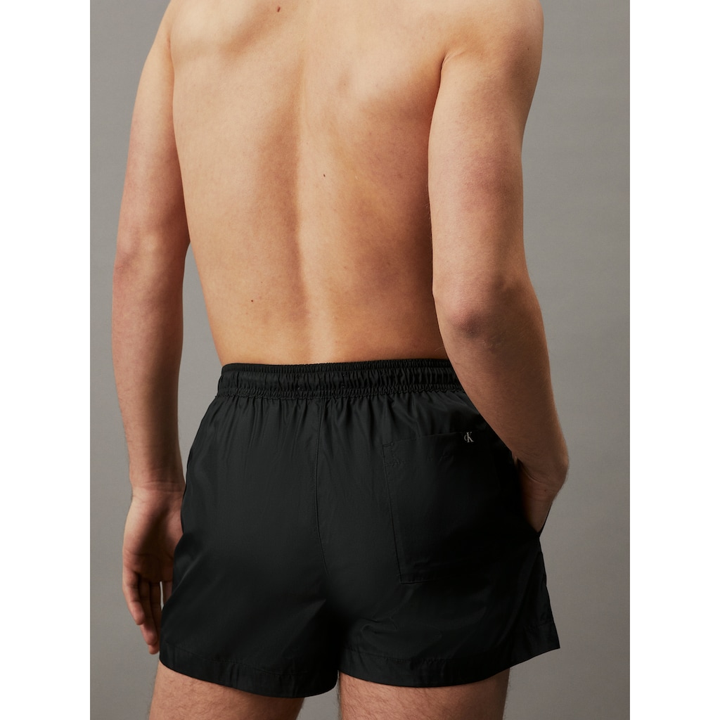 Calvin Klein Swimwear Badeshorts »SHORT DRAWSTRING«, mit kontrastfarbenem Logo