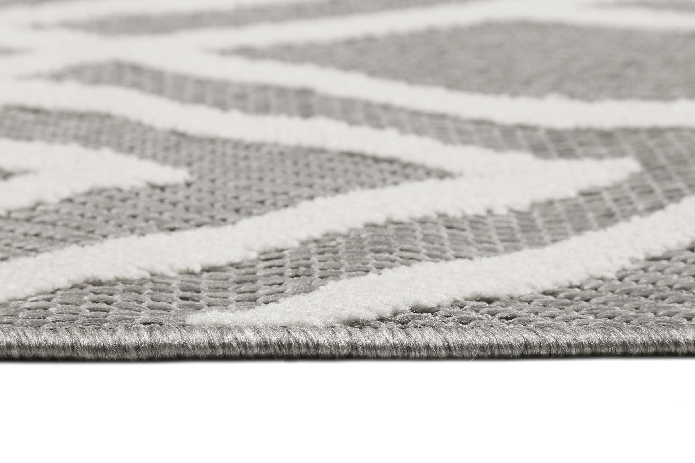 Esprit Outdoorteppich »Rave,  ESP-54228«, rechteckig, 6 mm Höhe, mit Hoch-Tief-Effekt, Rauten-Design, modern, robust, Terrasse, Küche