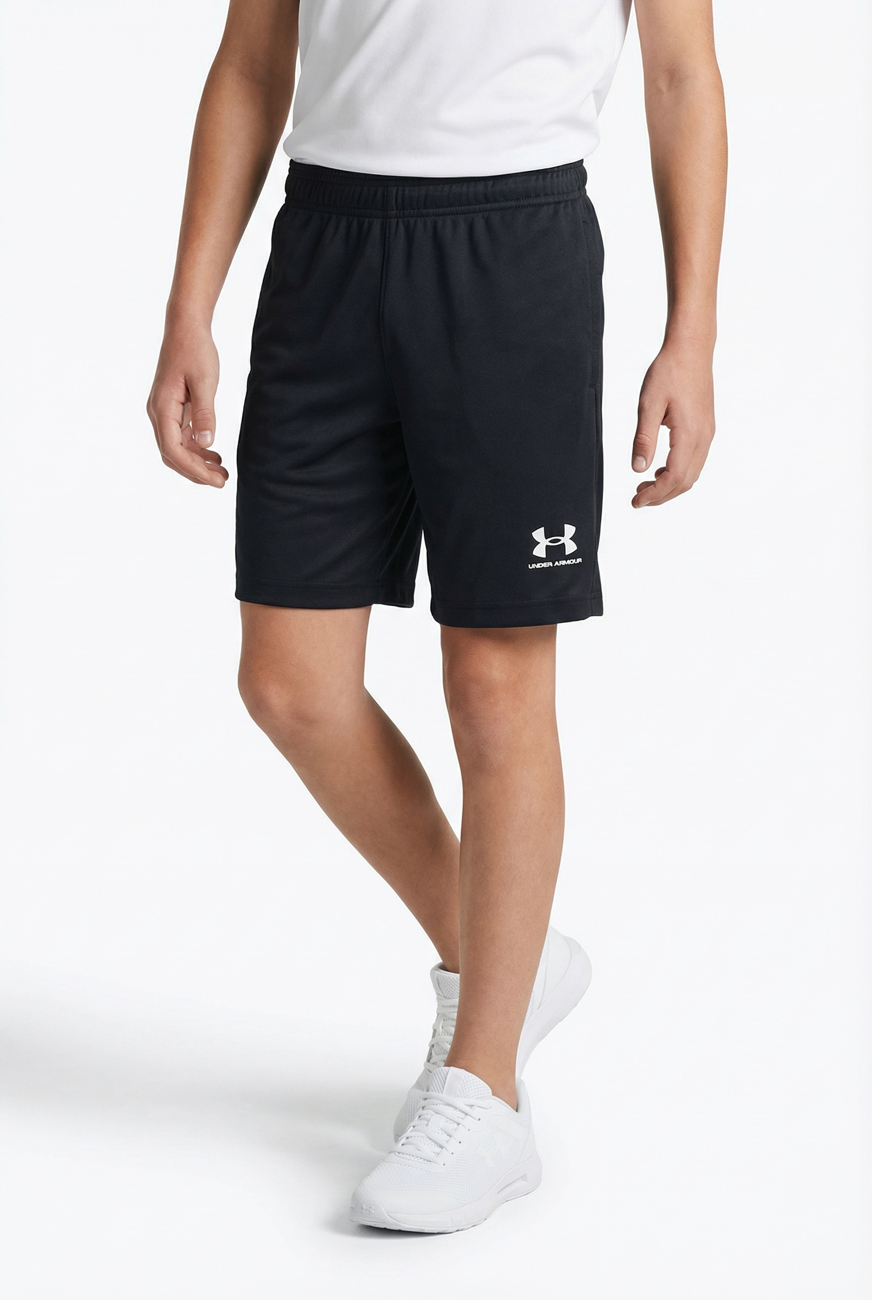 Under Armour Trainingsshorts "Ua Y Ch. Core Short Für Jungen" Für Jungen, Schnell Trocknendes Material, Bequeme Passform