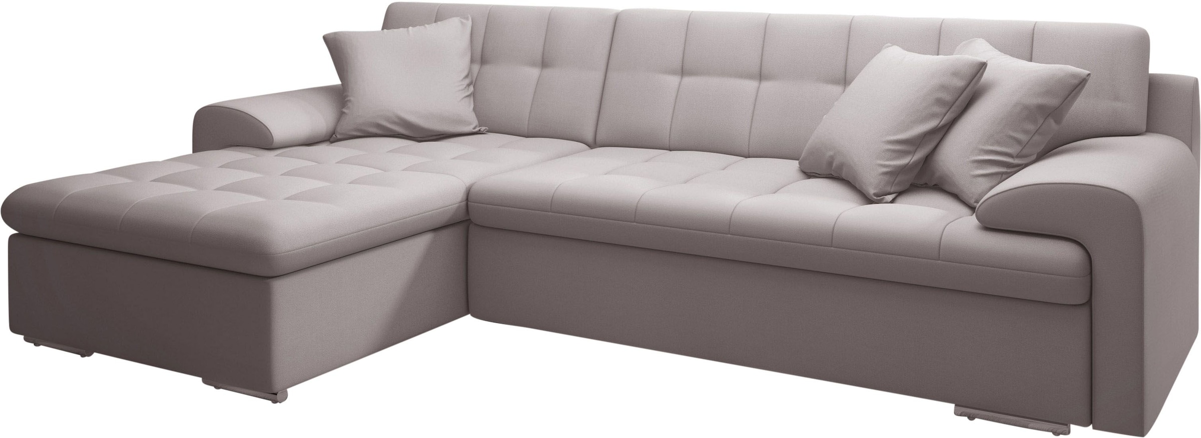 TRENDMANUFAKTUR Ecksofa "Rave II, L-Form", wahlweise mit Bettfunktion günstig online kaufen