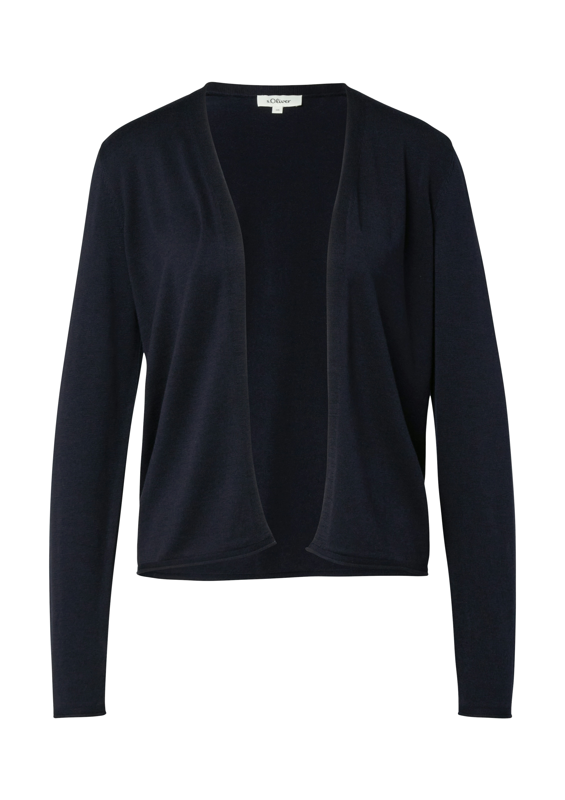 s.Oliver Cardigan ohne Verschluss und mit V-Ausschnitt