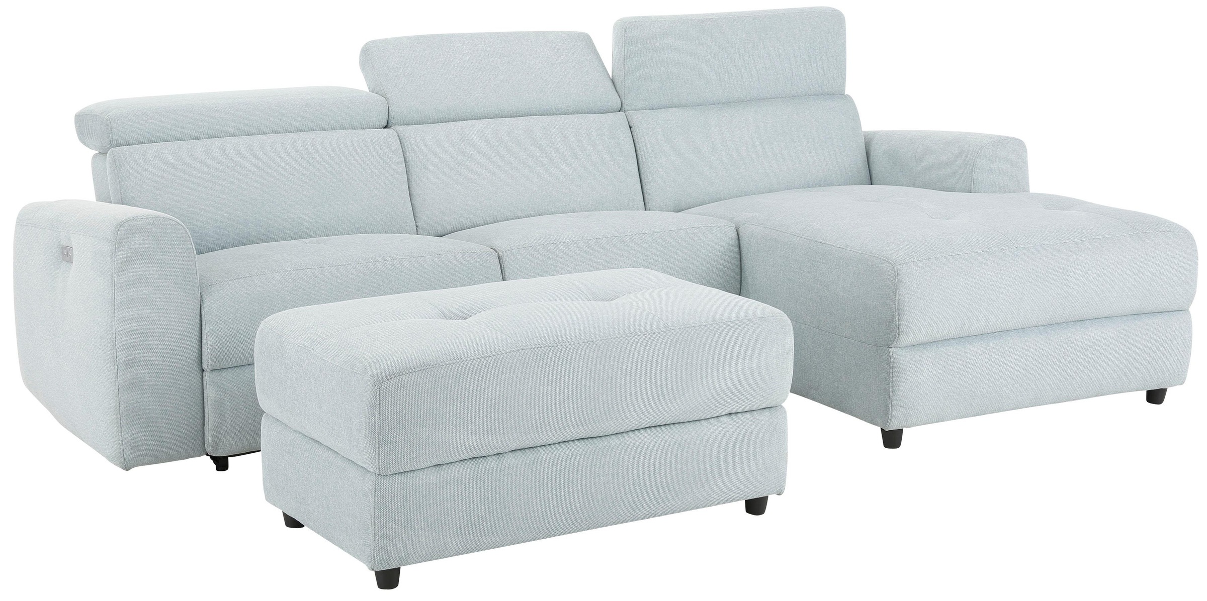 Home affaire Ecksofa »Sentrano, L-Form,«, 275 cm, man. o. elektr. Relaxfunktion und USB/Kopfverstellung