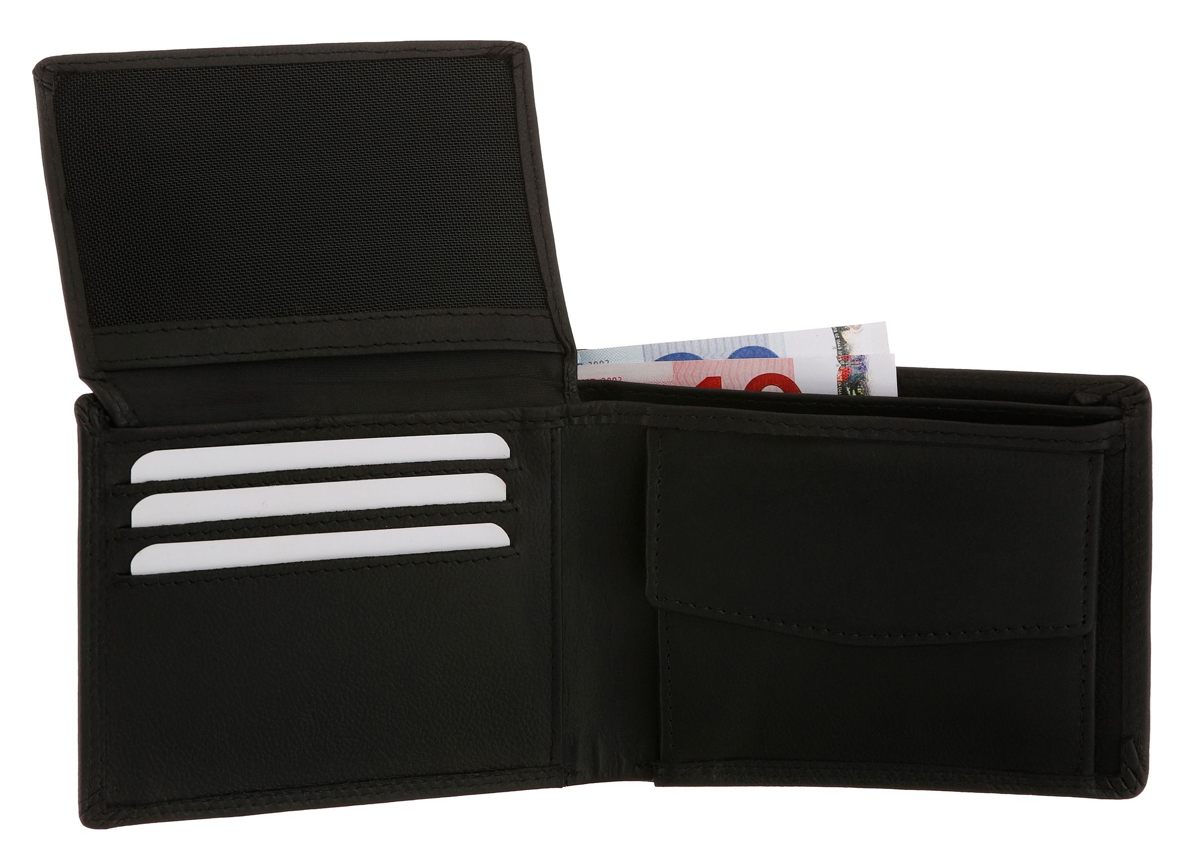 MUSTANG Geldbörse »Udine leather wallet side opening«, mit RFID-Schutz