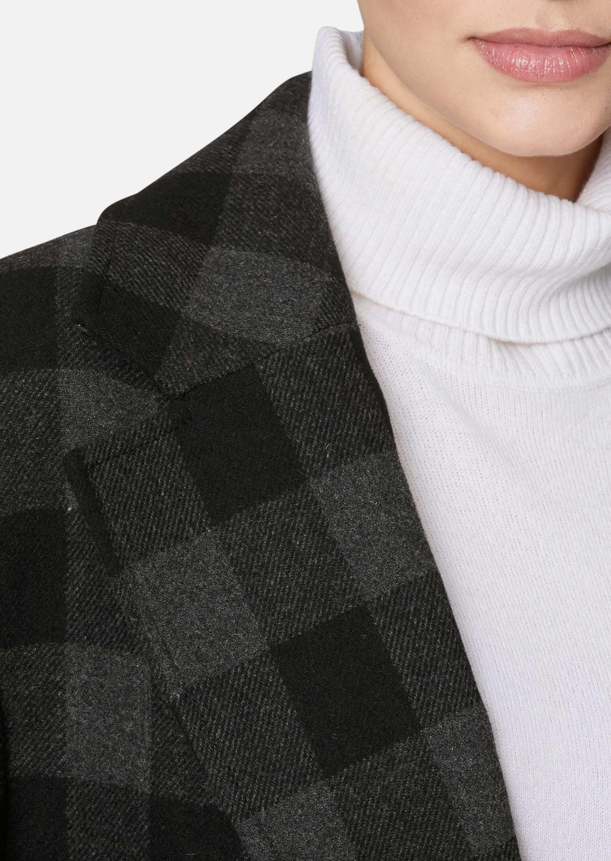 MADELEINE Langmantel »Mantel Karomantel in lässiger Oversized-Form«
