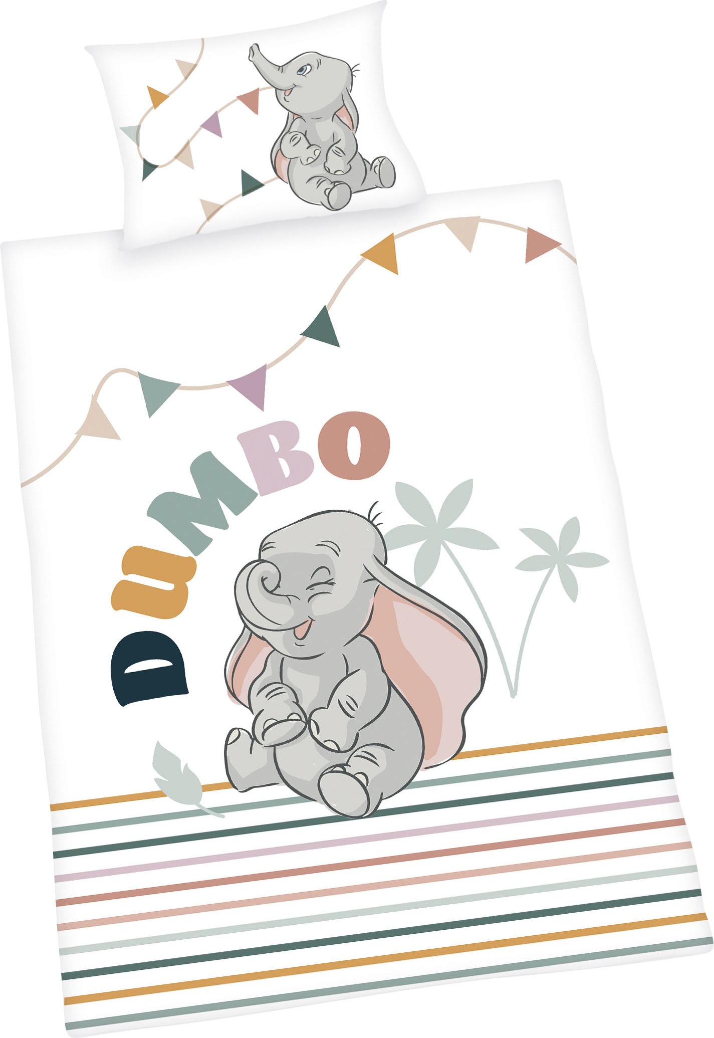 Disney Babybettwäsche "Disney´s Dumbo" mit liebevollem Motiv günstig online kaufen