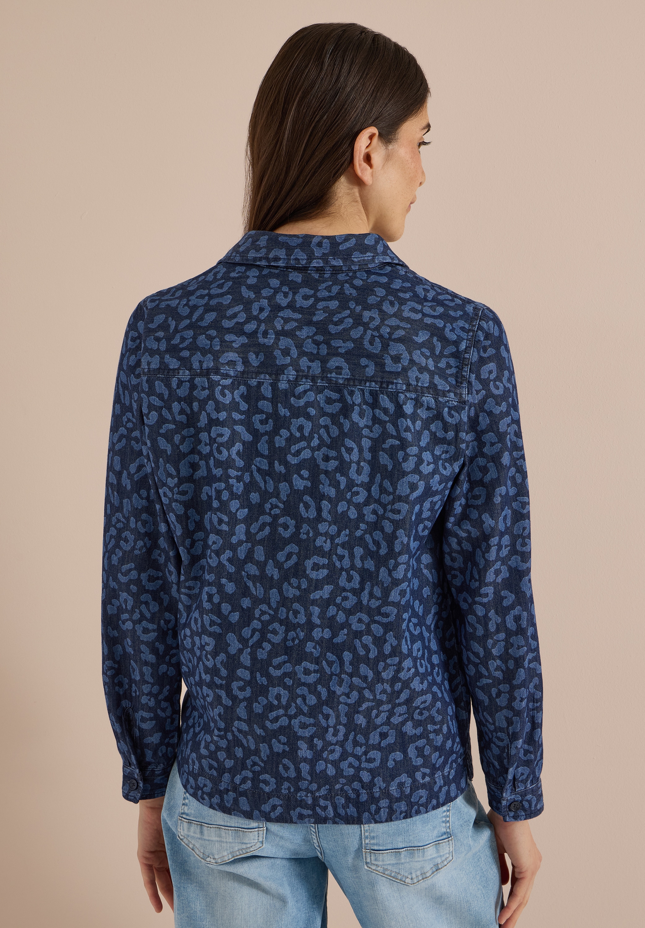 Cecil Klassische Bluse mit allover Print