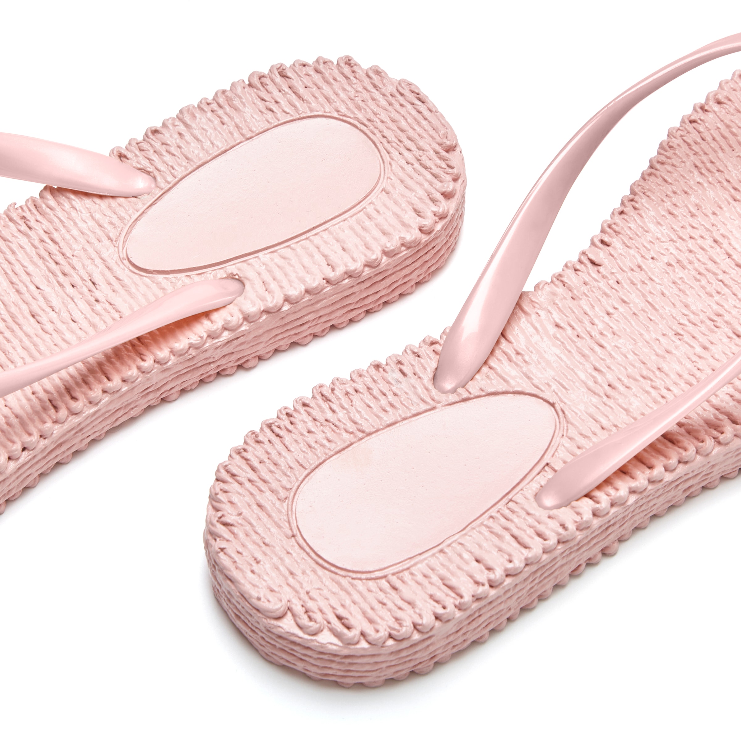 Elbsand Zehentrenner »Sandale, Pantolette,«  Zehentrenner, Badeschuh ultraleicht mit Bastoptik, unisex VEGAN